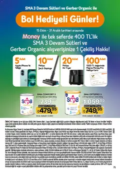 23.10.2025 tarihinden itibaren geçerli olan Migros kataloğu önizlemesi | Sayfa: 71