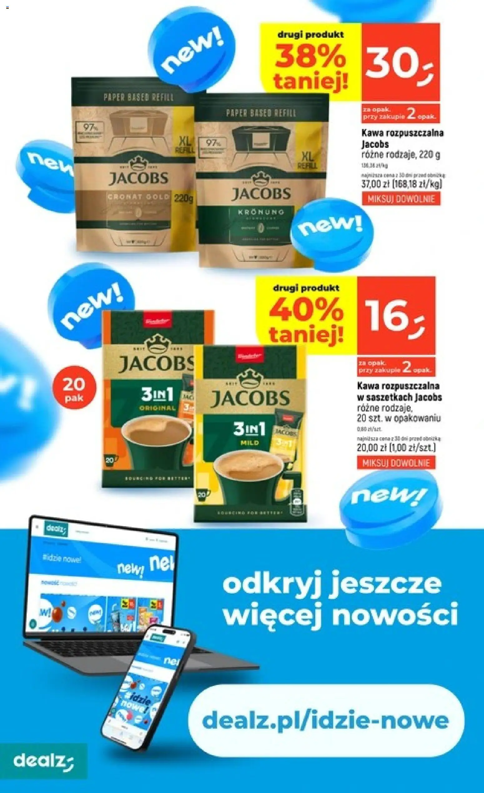 Dealz gazetka od 19.03.2026 | Strona: 38 | Produkty: Kawa rozpuszczalna, Kawa