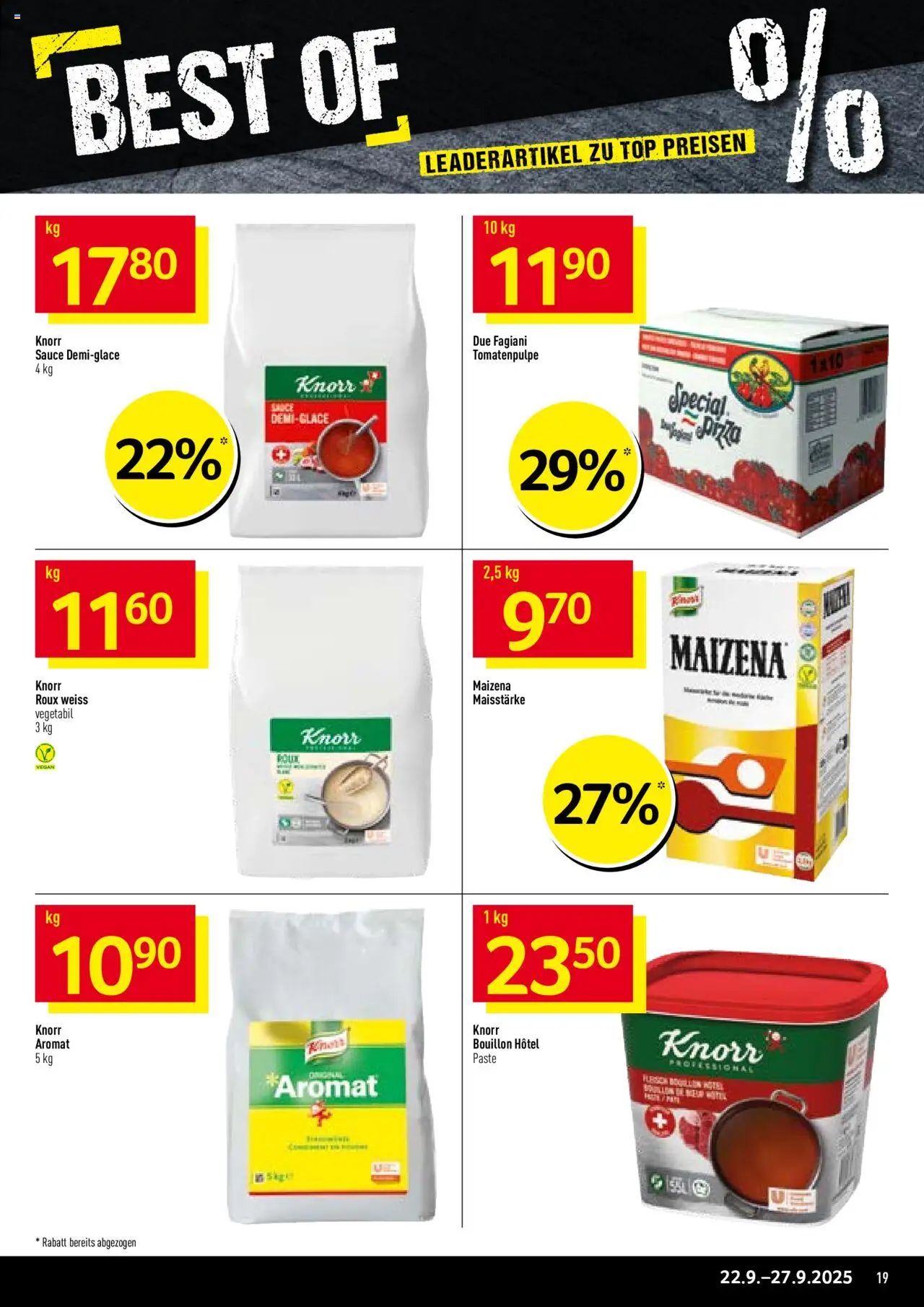 Prodega Aktionen – gültig ab 22.09.2025 | Seite: 19 | Produkte: Top