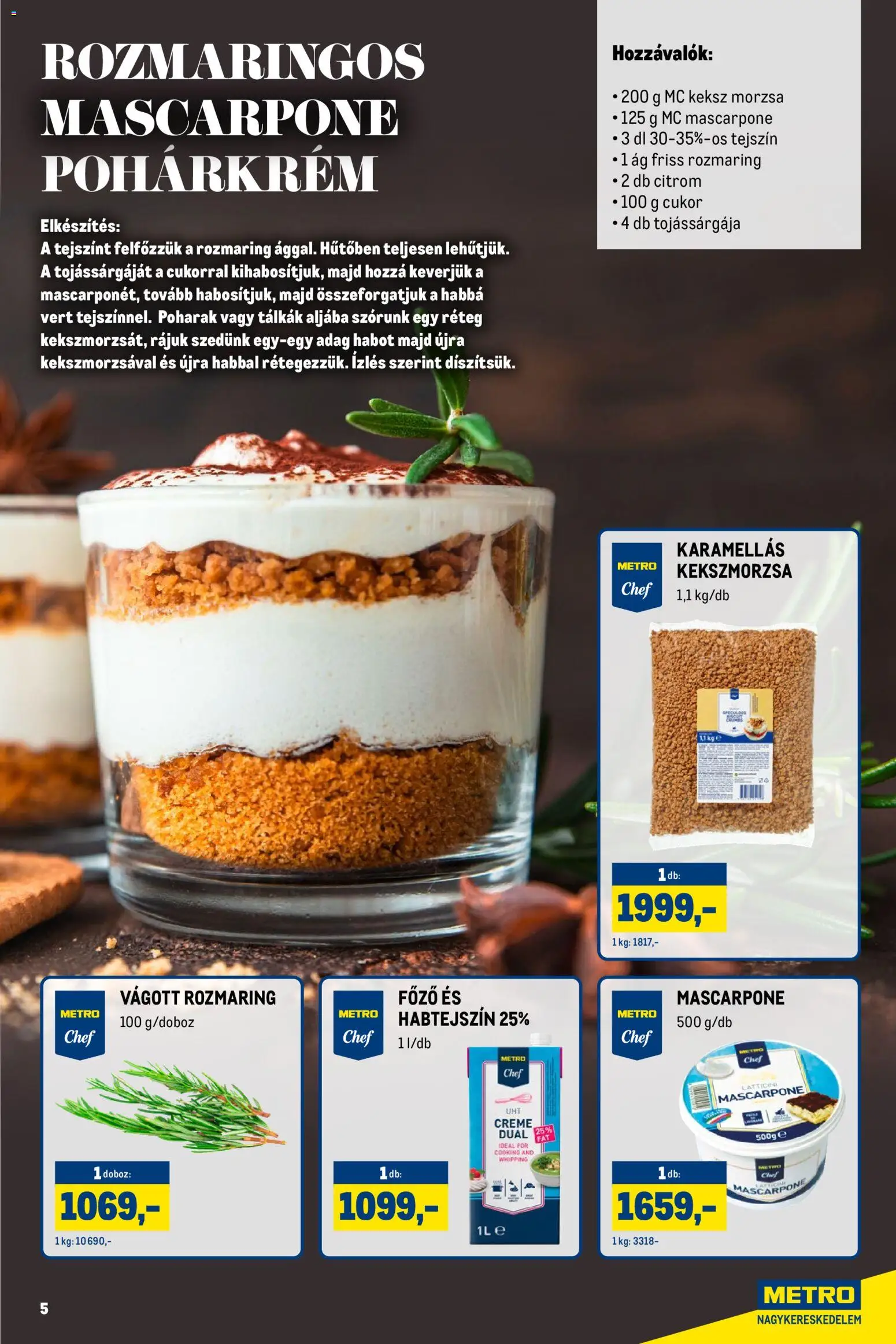 Metro akciós ujság - amely érvényes a következő dátumtól: 01.03.2026 | Oldal: 5