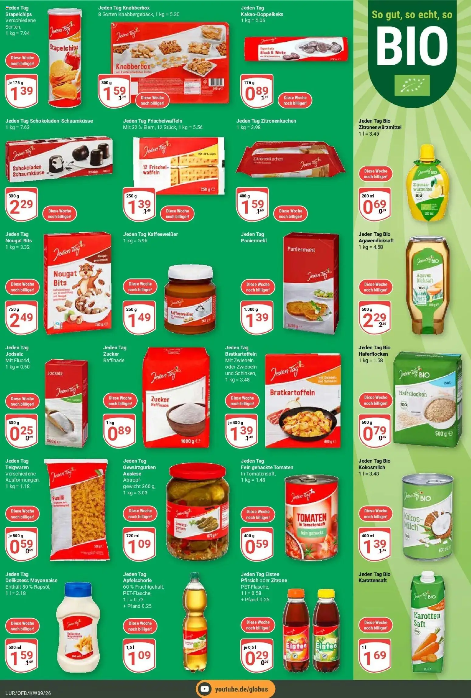 Globus Prospekt Hamburg – gültig ab 23.02.2026 | Seite: 14 | Produkte: Gewicht, Mayonnaise, Zitrone, Pfirsich