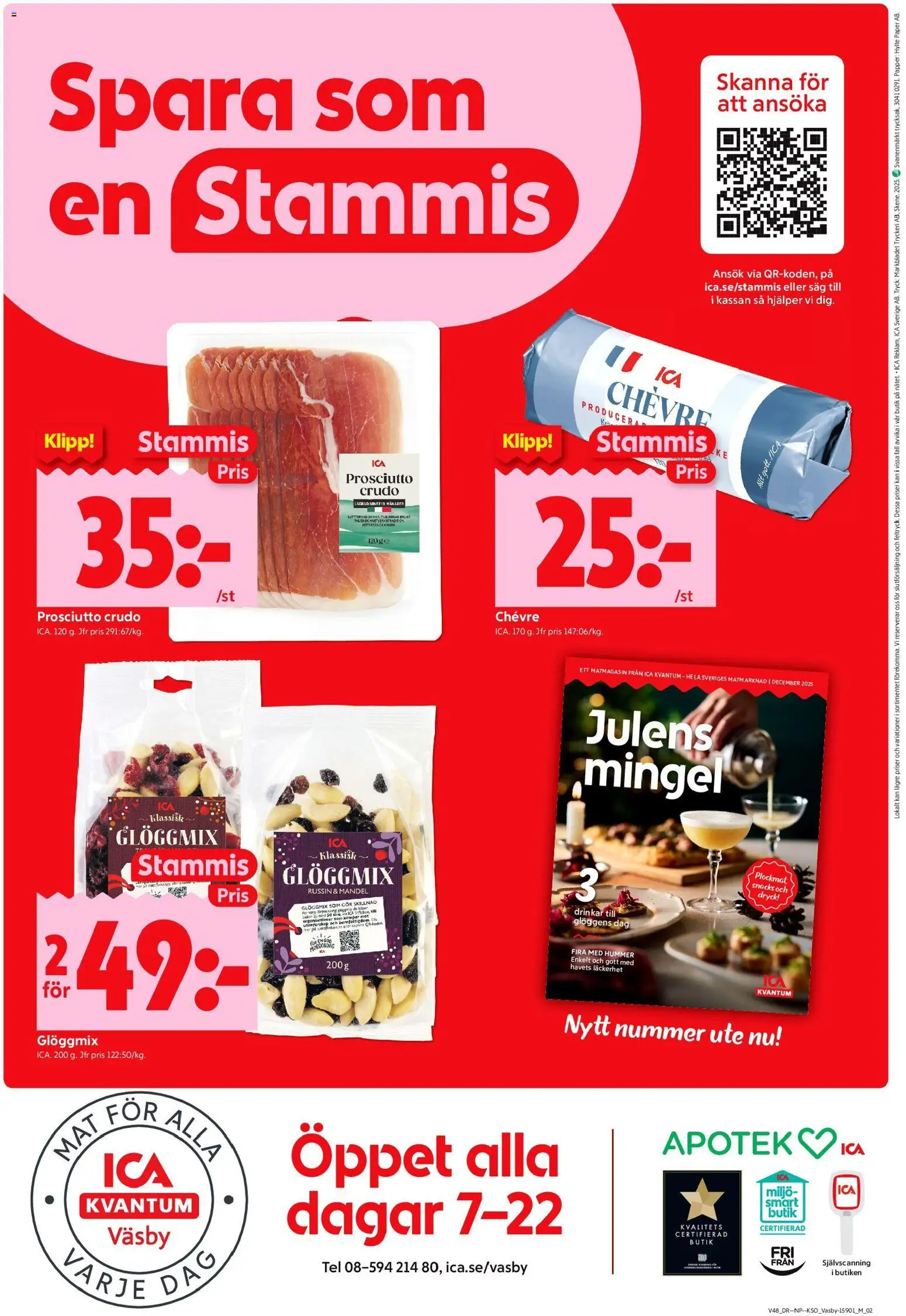 ICA Kvantum reklamblad aktuell från 24.11.2025 | Sida: 10 | Produkter: Såg, Papper