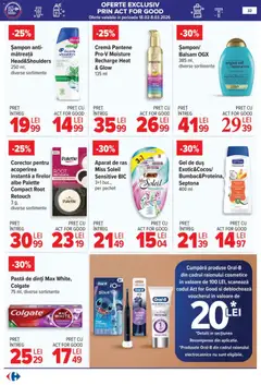 Ofertele Carrefour valabile de la 25.02.2026 | Pagină: 34 | Produse: Duș, Șampon, Balsam, Mango