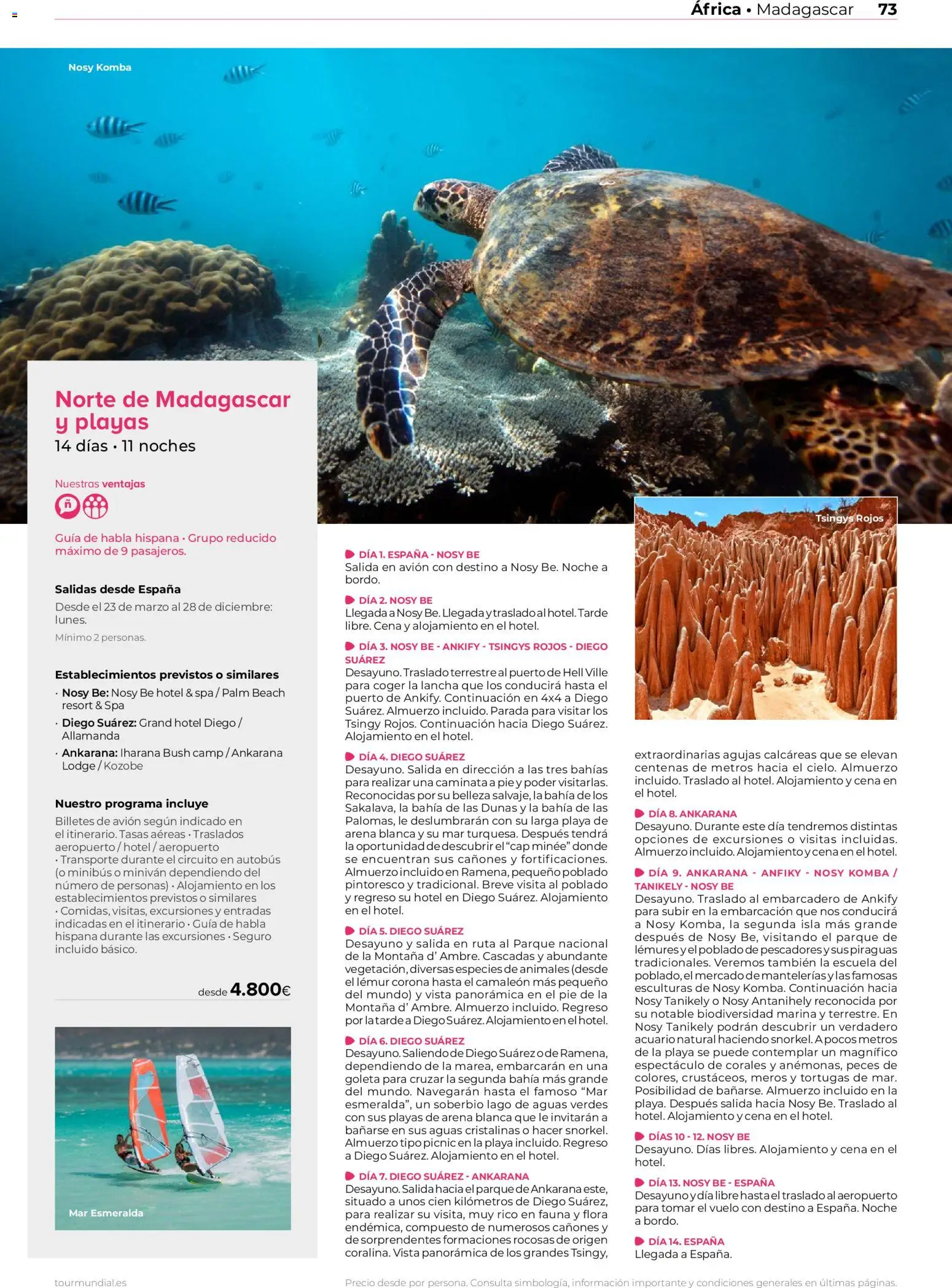 Viajes El Corte Inglés Africa y Oriente Medio │ válido desde el 01.01.2026 | Página: 73