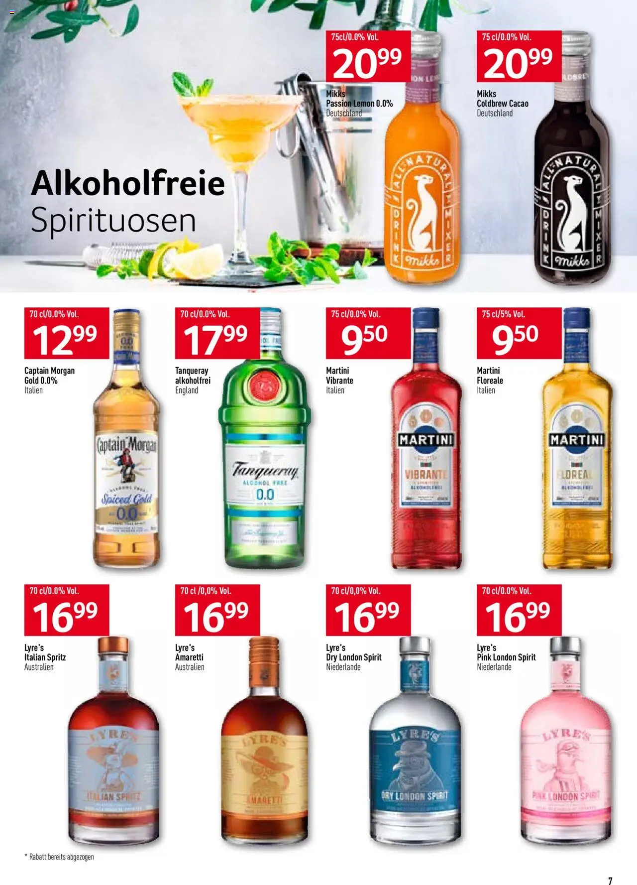 Prodega Aktionen Bar & Nightlife – gültig ab 06.10.2025 | Seite: 7