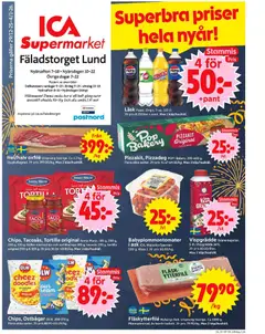 ICA Supermarket - Lund - Förhandsvisning av reklamblad från butik ICA Supermarket aktuell från 30.12.2025