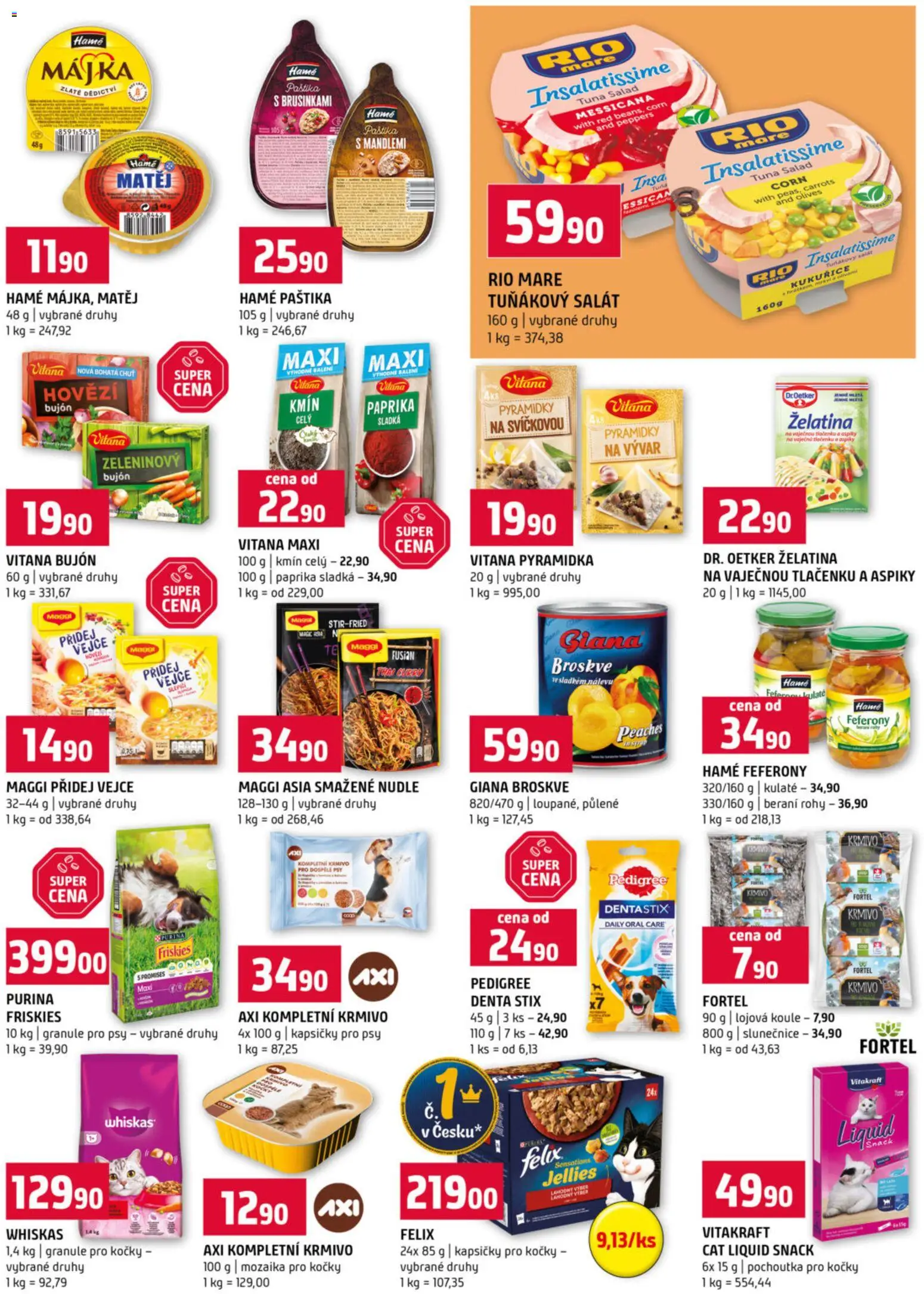 Terno leták - Hradec Králové od 26.11.2025 | Strana: 11 | Produkty: Maggi, Purina, Broskve, Paštika