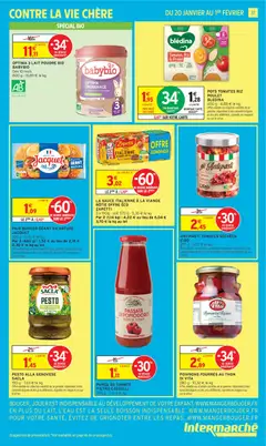 Intermarché - Prévisualisation de LA SAUCE ITALIENNE À LA VIANDE RÔTIE OFFRE ÉCO ZAPETTI, 3 x 190g - soit 570 g - 5,30 € le kg valide à partir de 20.01.2026 | Page: 37