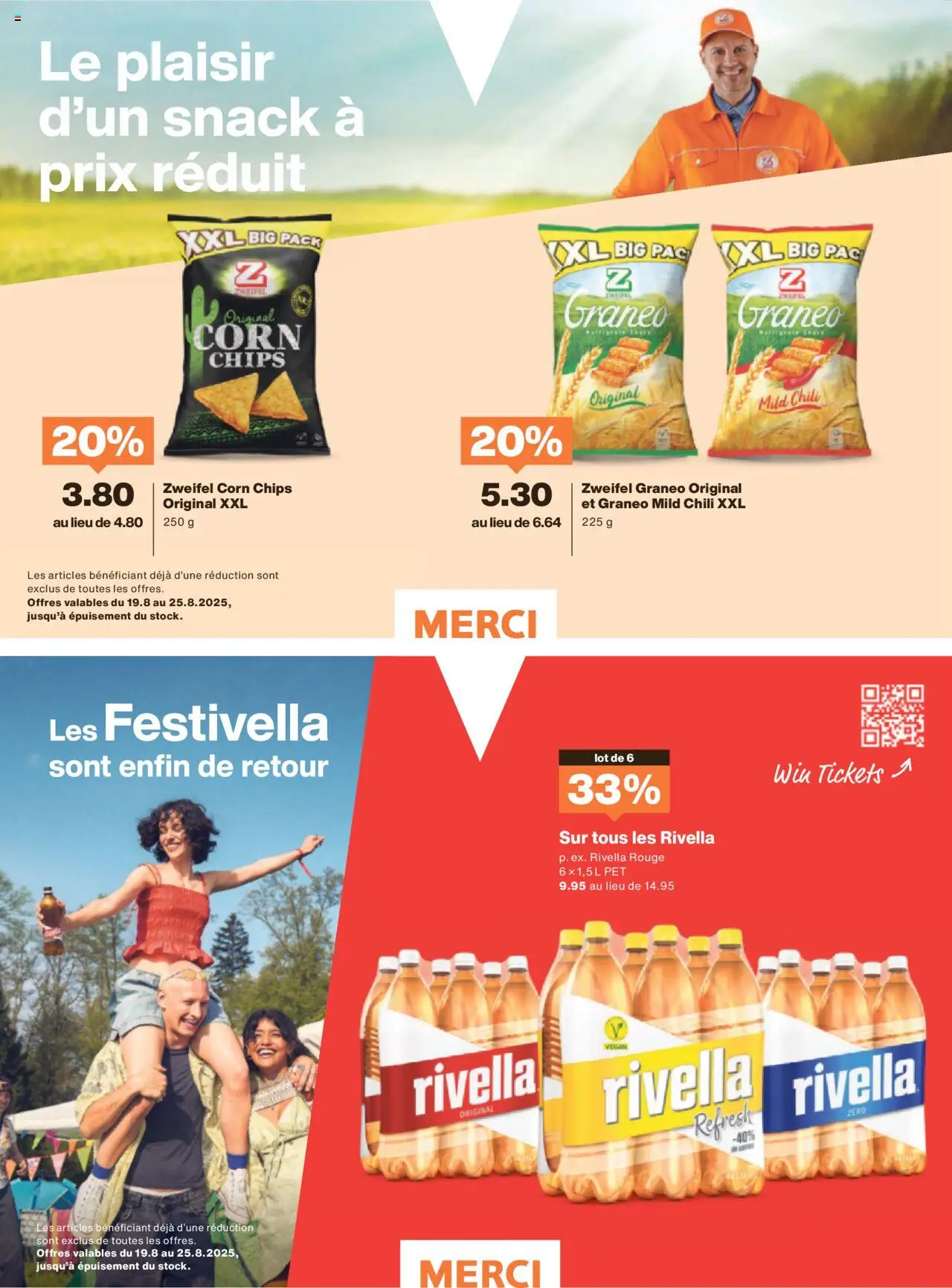 Migros - Magazin FR ab 18.08.2025 | Seite: 18 | Produkte: Rouge, Chili, Chips