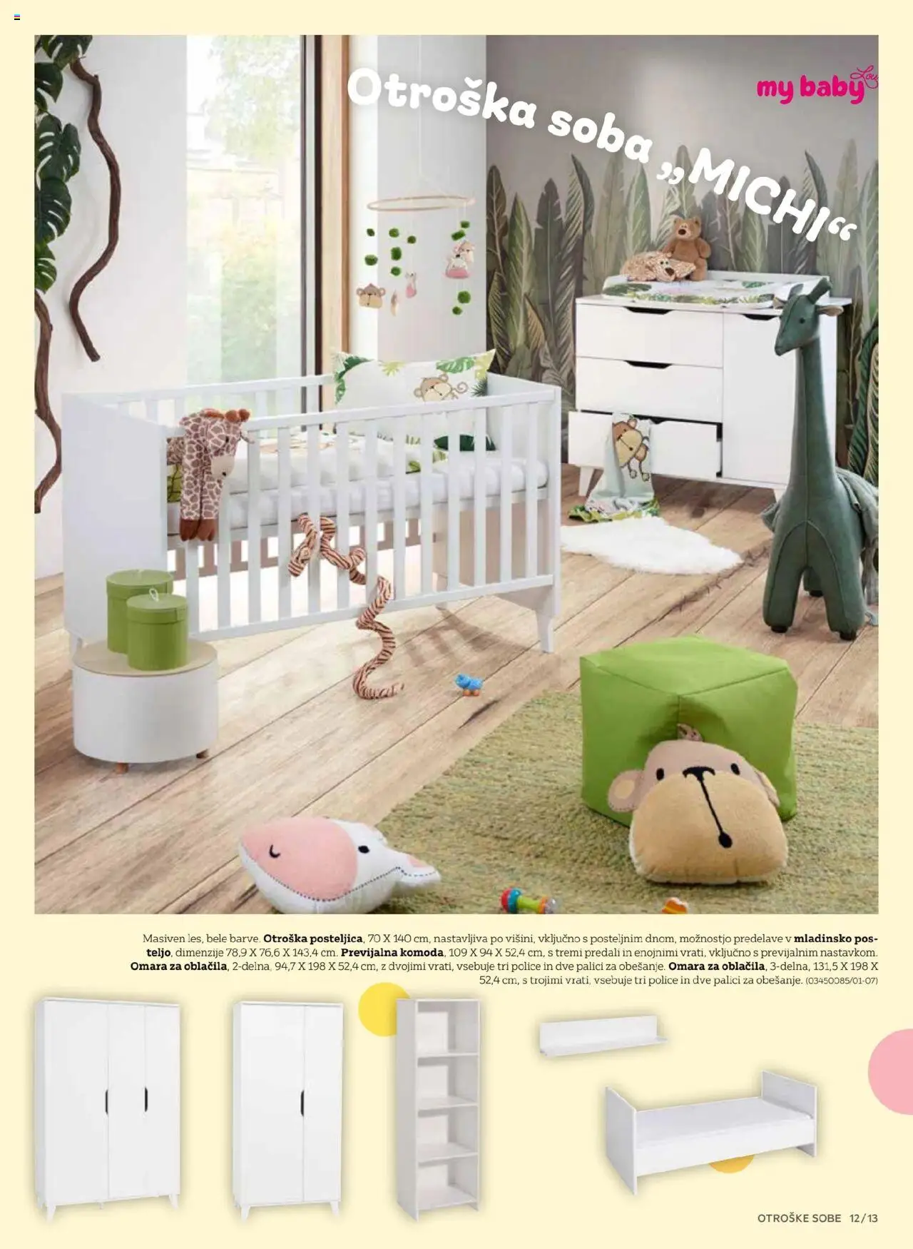 XXXL Lesnina katalog svet otroških sob │ velja od 08.08.2025 | Stran: 13 | Izdelki: Omara