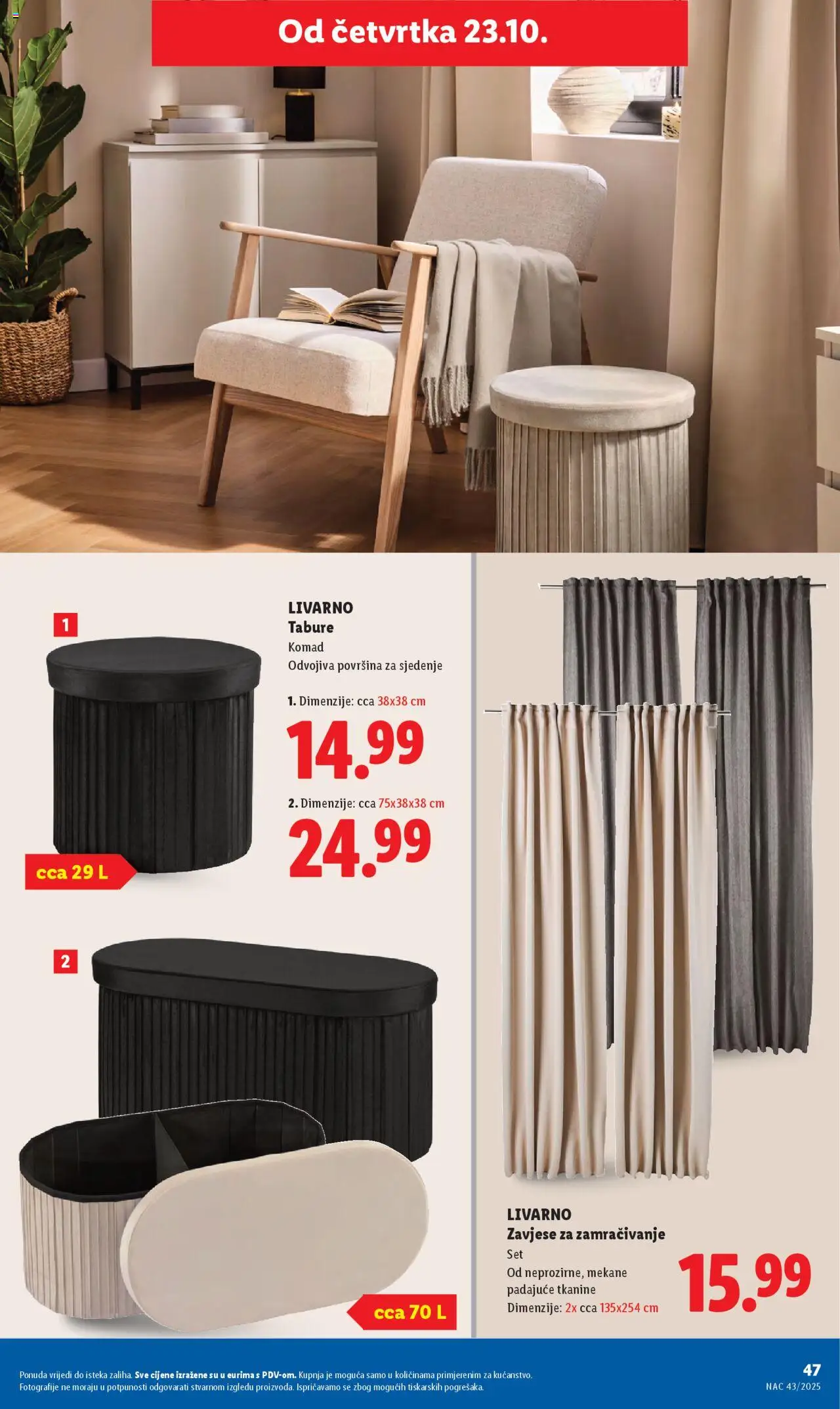 Lidl katalog | vrijedi od 20.10.2025 | Stranica: 47