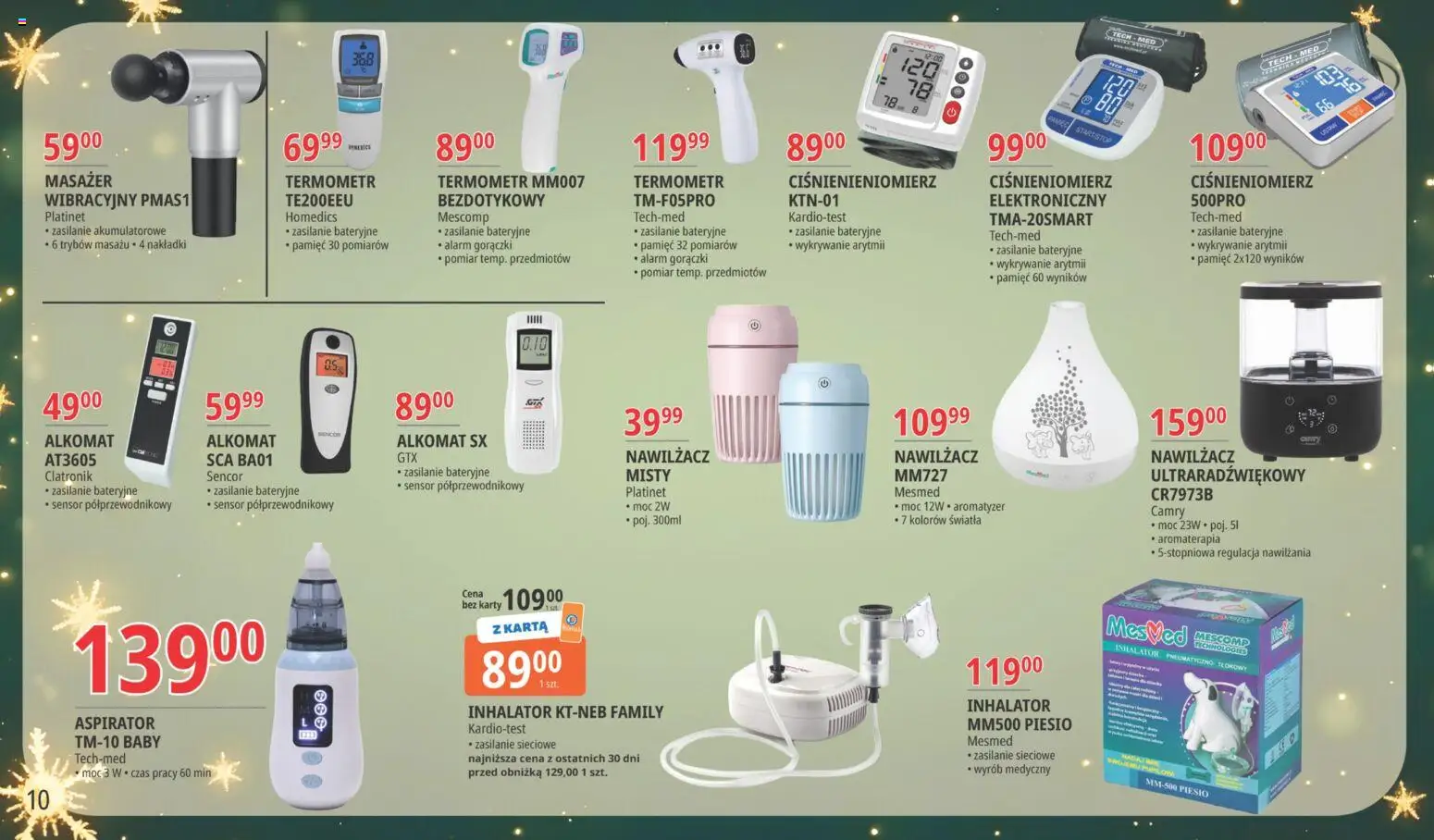 E.Leclerc Gazetka - Warszawa Bielany od 18.11.2025 | Strona: 10 | Produkty: Karta, Ciśnieniomierz, Termometr