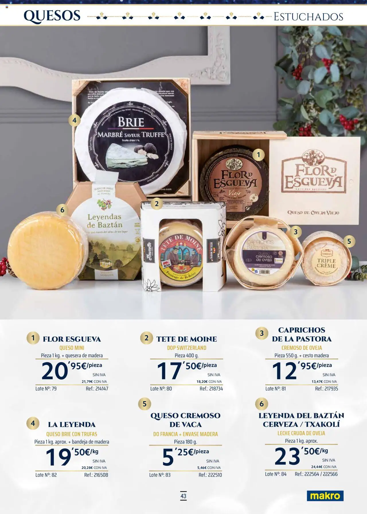 Makro - Lotes y cestas Centro │ válido desde el 04.10.2025 | Página: 43 | Productos: Leche, Cerveza, Mouse, Bandeja