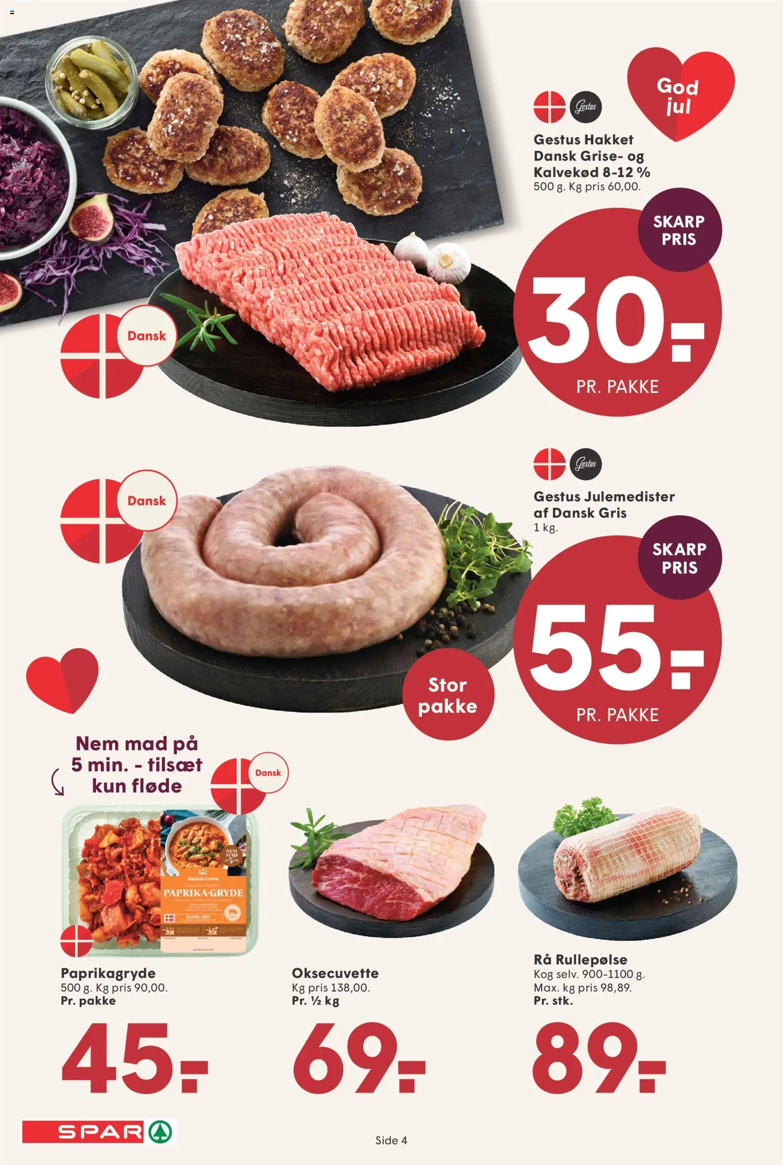 Spar tilbudsavis – gyldig fra 12.12.2025 | Side: 8 | Produkter: Fløde, Rullepølse, Paprika