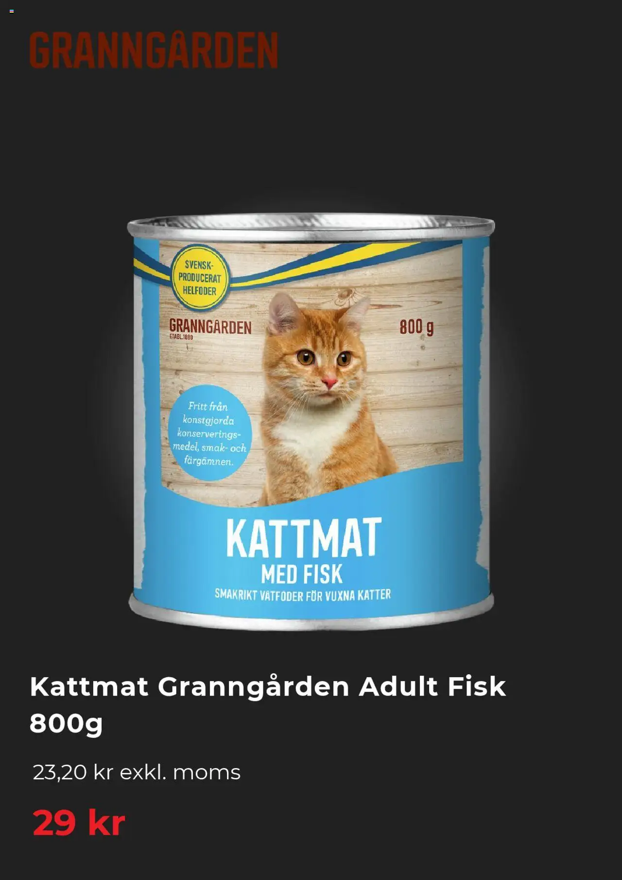 Granngården reklamblad aktuell från 01.07.2025 | Sida: 9 | Produkter: Kattmat
