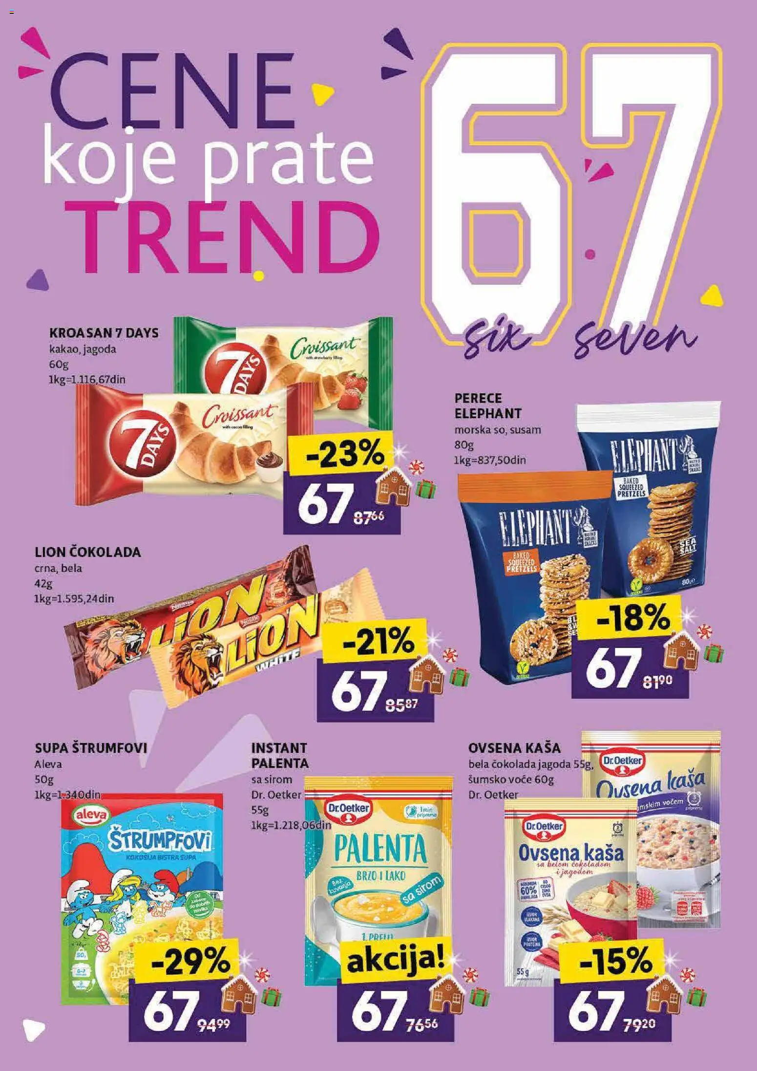 Roda katalog - važi od 08.01.2026 | Strana: 26 | Proizvode: Ovsena kaša, Jagoda, Kroasan, Dr. Oetker