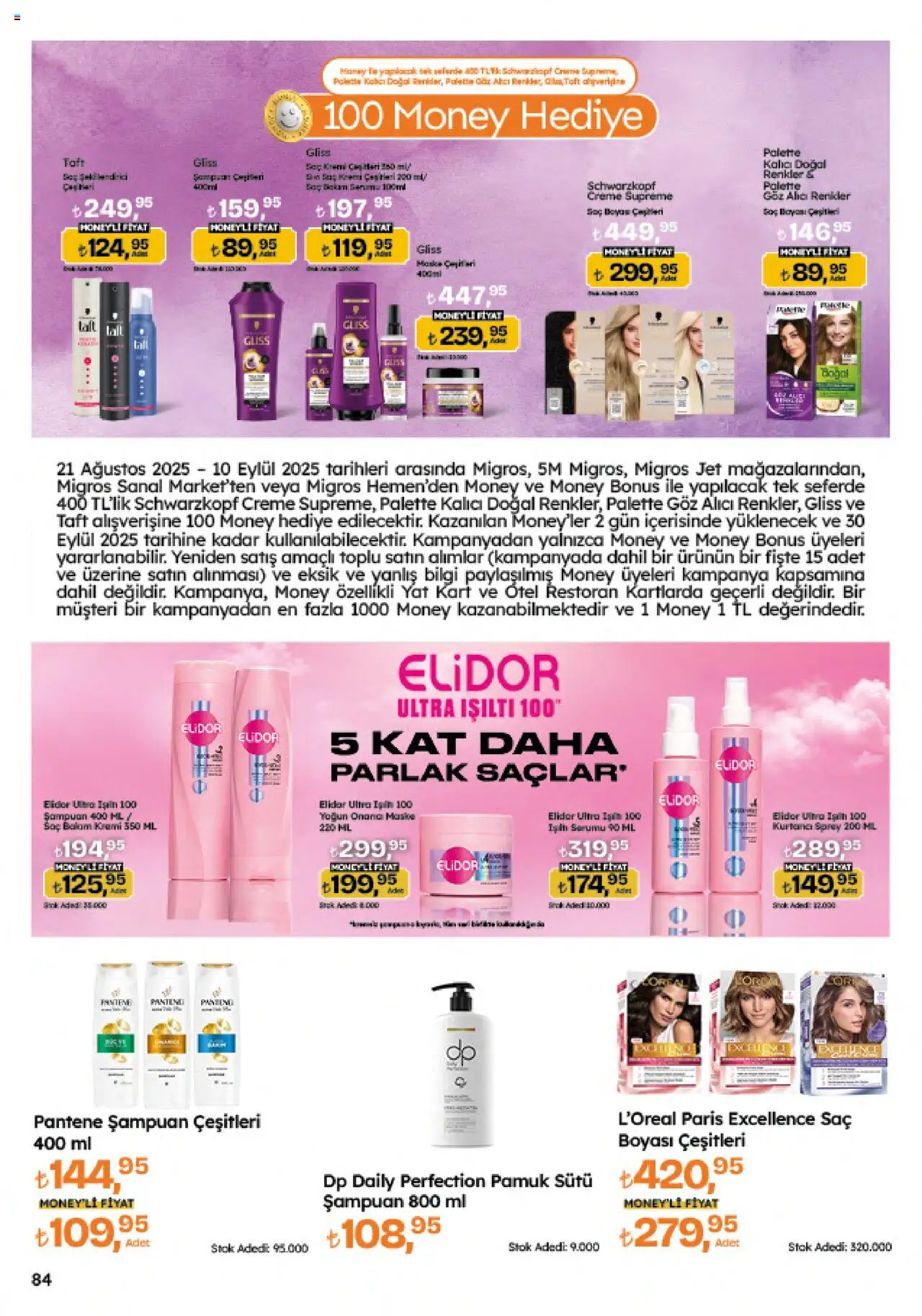 Migros Katalog - 5M Migroskop Dijital - 21.08.2025 tarihinden itibaren geçerlidir | Sayfa: 147 | Ürünler: Şampuan, Maske