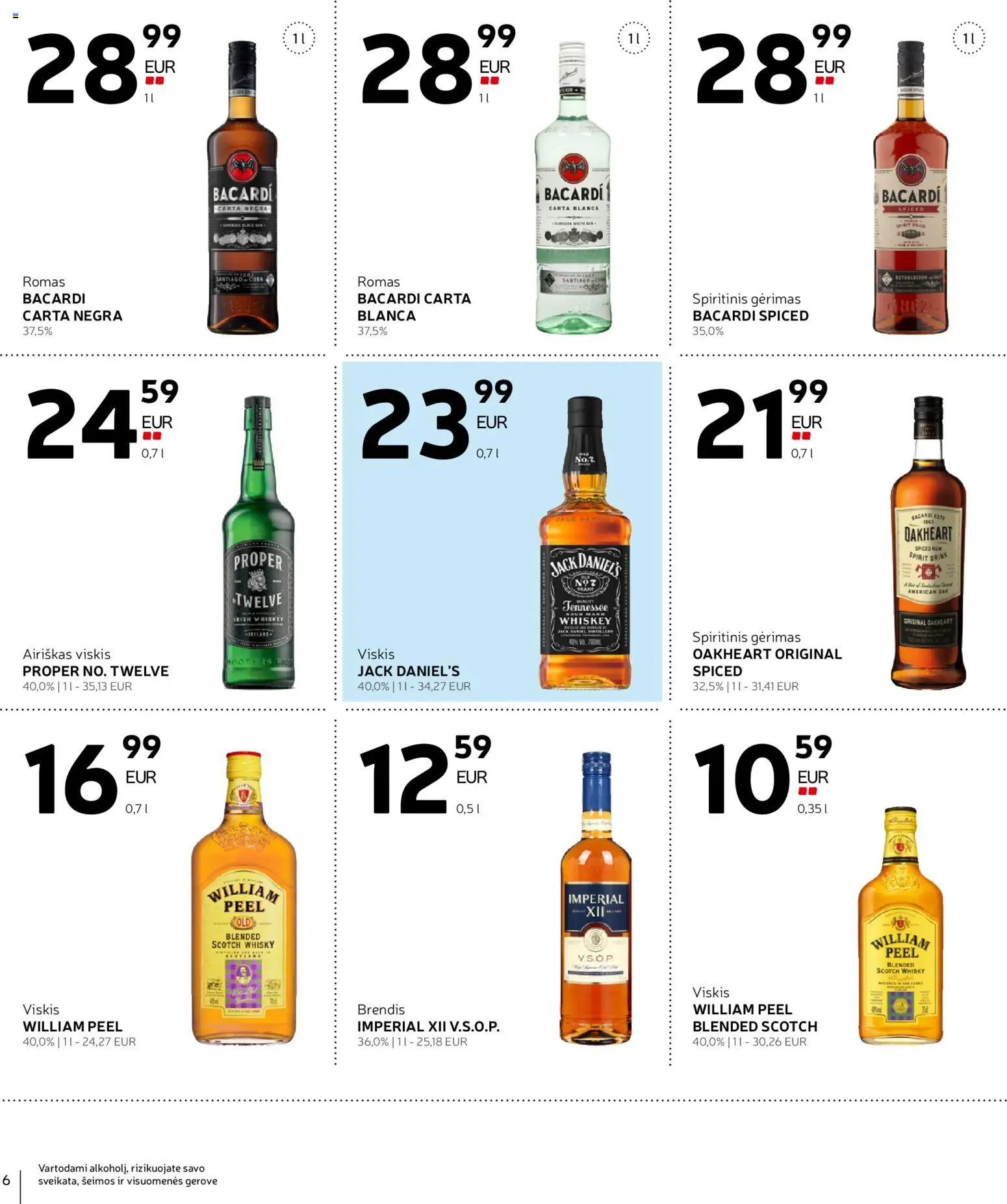 Rimi akcijos nuo 06.01.2026 | Puslapis: 6 | Prekių: Viskis