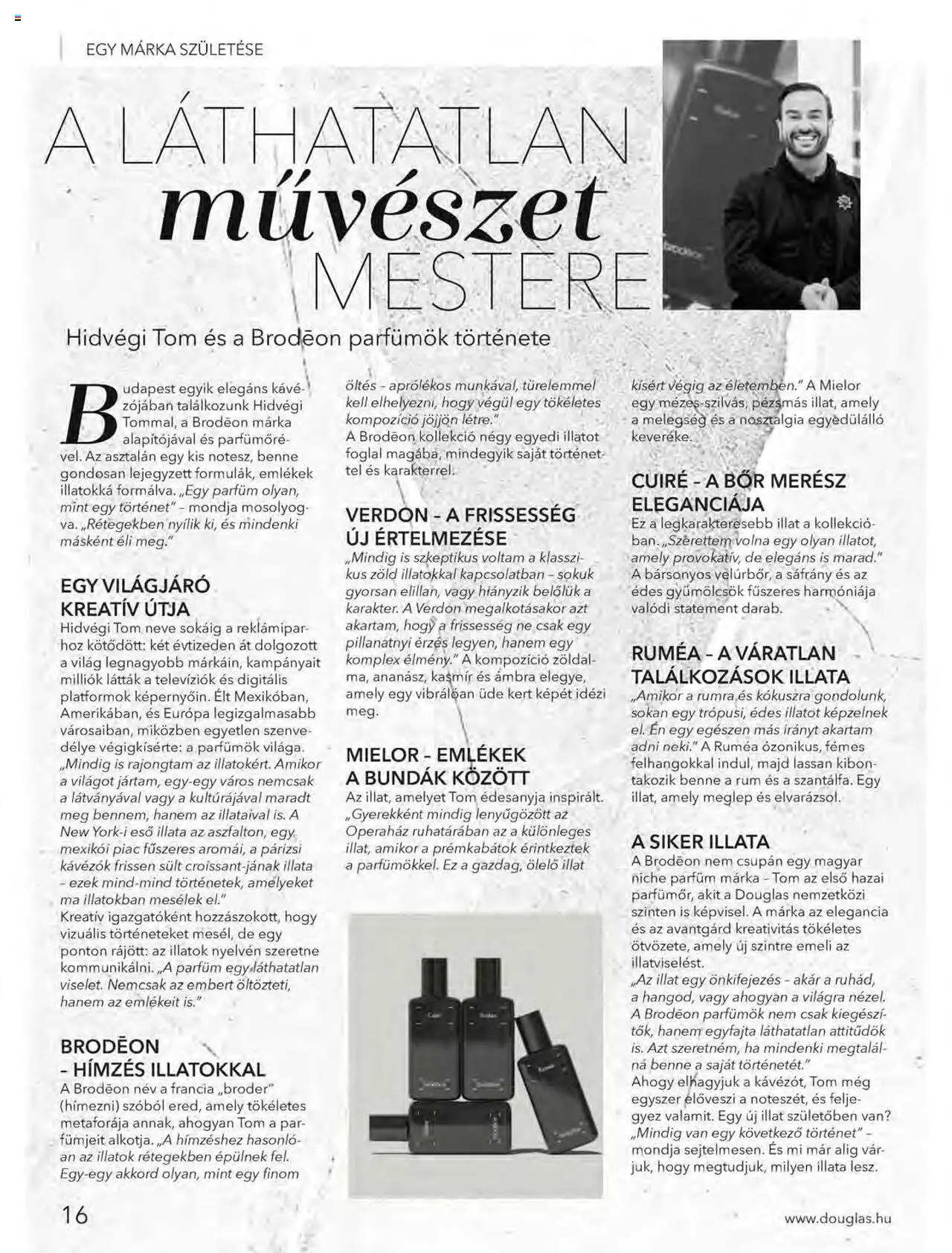 Douglas akciós ujság - amely érvényes a következő dátumtól: 01.06.2025 | Oldal: 16 | Termékek: Rum, Parfüm, Kávé, Bor