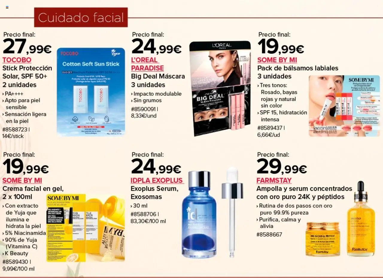 Costco catálogo │ válido desde el 07.08.2025 | Página: 2 | Productos: Máscara, Protector solar, Crema facial, Crema