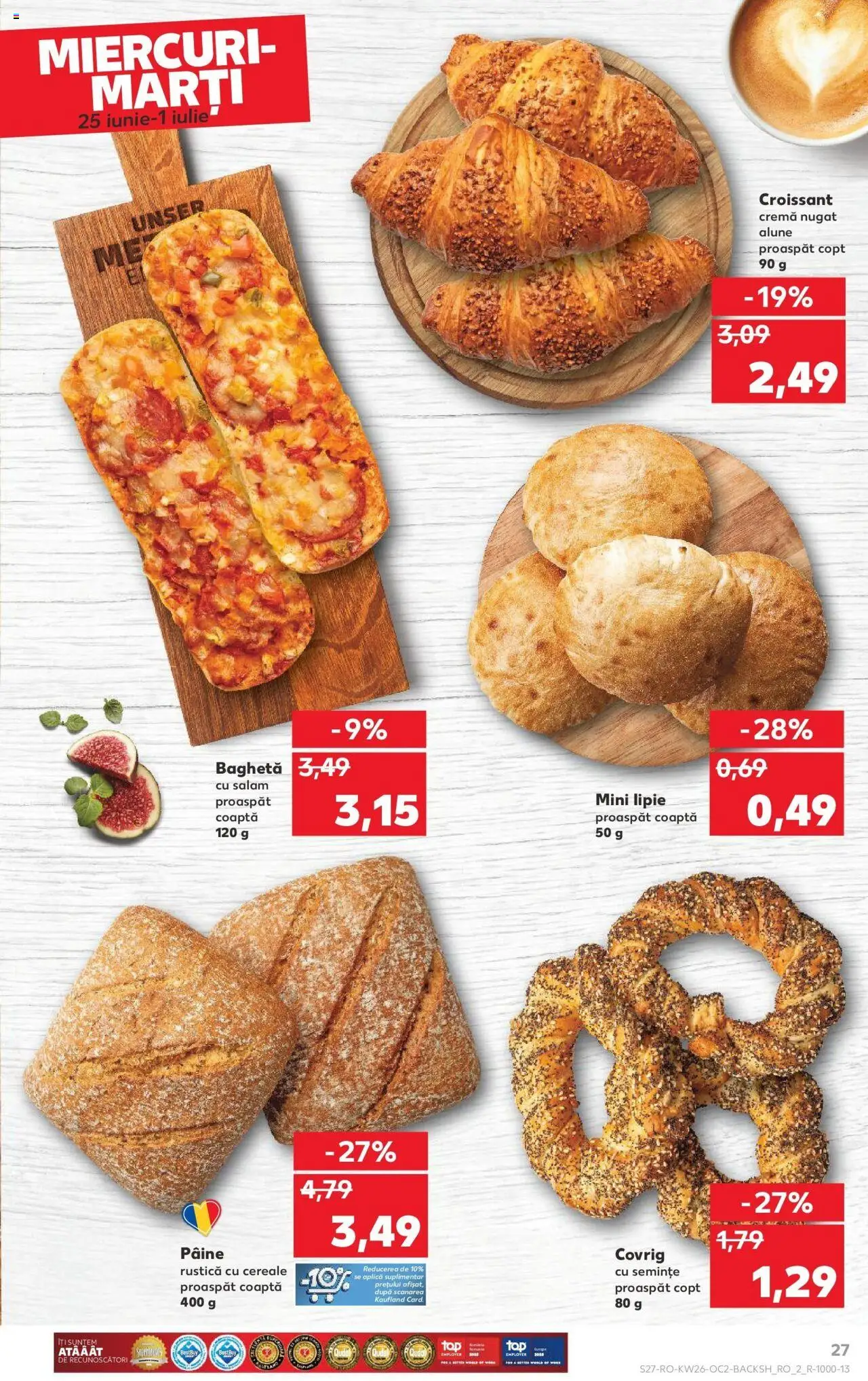 Catalog Kaufland - Bucureşti – valabil de la 25.06.2025 | Pagină: 27 | Produse: Semințe, Pâine, Salam, Cereale