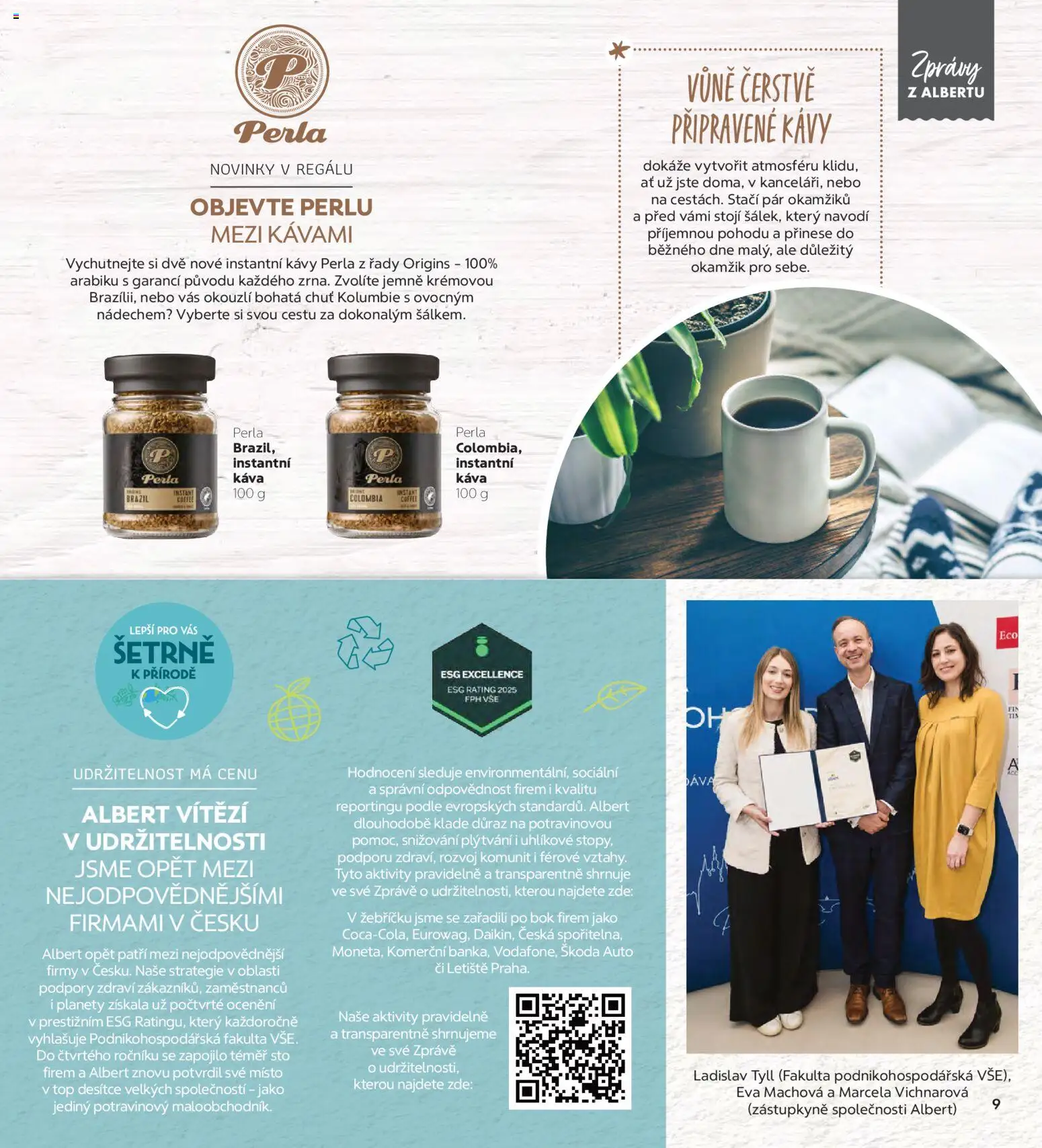Albert magazín od 01.01.2026 | Strana: 9 | Produkty: Káva Perla, Káva, Perla