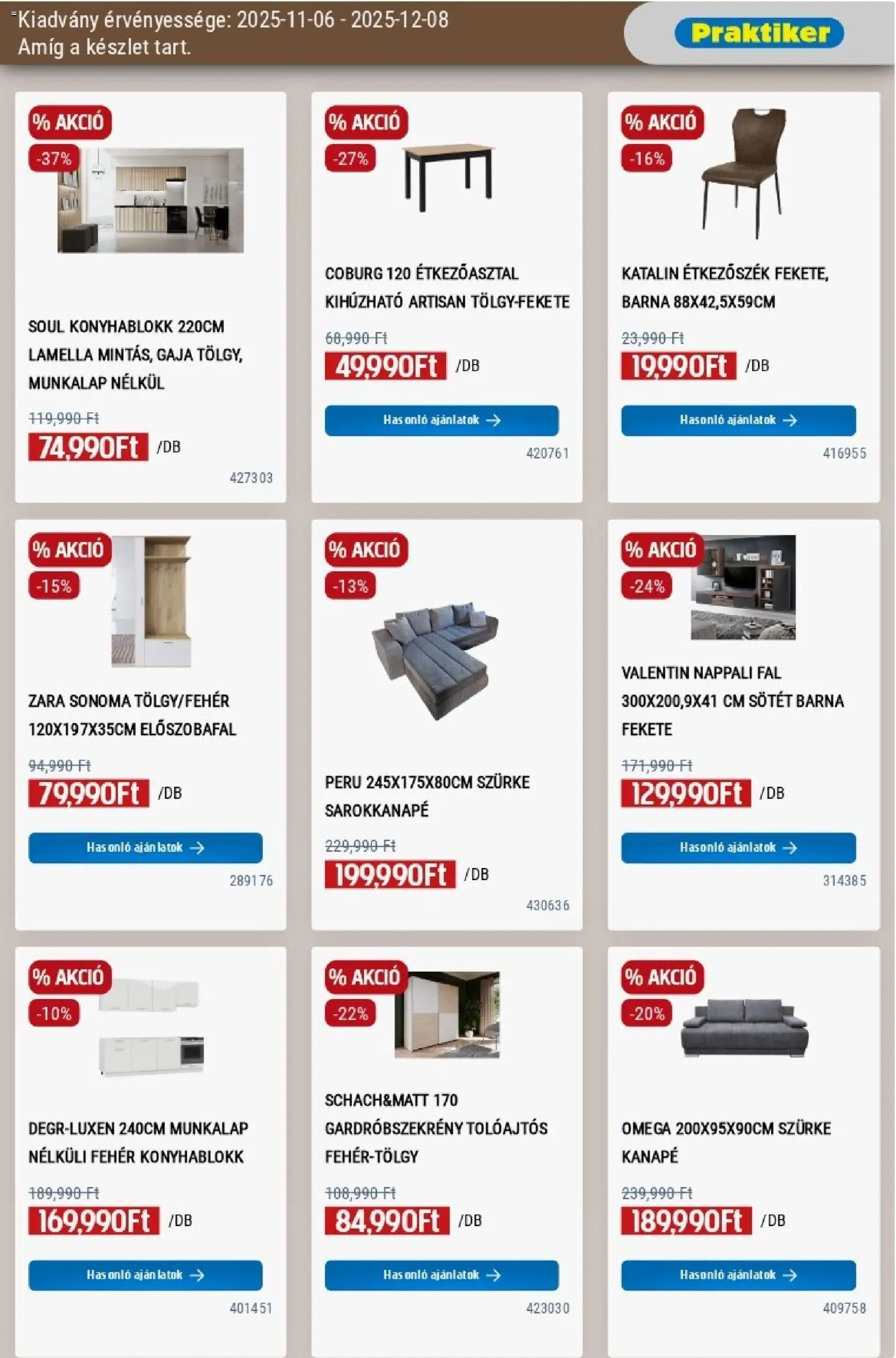 Praktiker akciós ujság - amely érvényes a következő dátumtól: 06.11.2025 | Oldal: 29