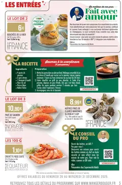 Match Supermarché - Prévisualisation de Match Supermarché - Fêtes par nos pros  valide à partir de 27.12.2025 | Page: 5 | Produits: Huile D'olive, Grill, Jus, Saumon
