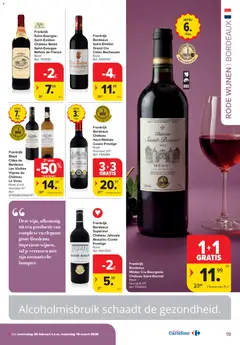 Carrefour - Folder Wijn - Voorbeeld van een folder van Carrefour, geldig van 25.02.2026 | Pagina: 19 | Producten: Fles, Mes