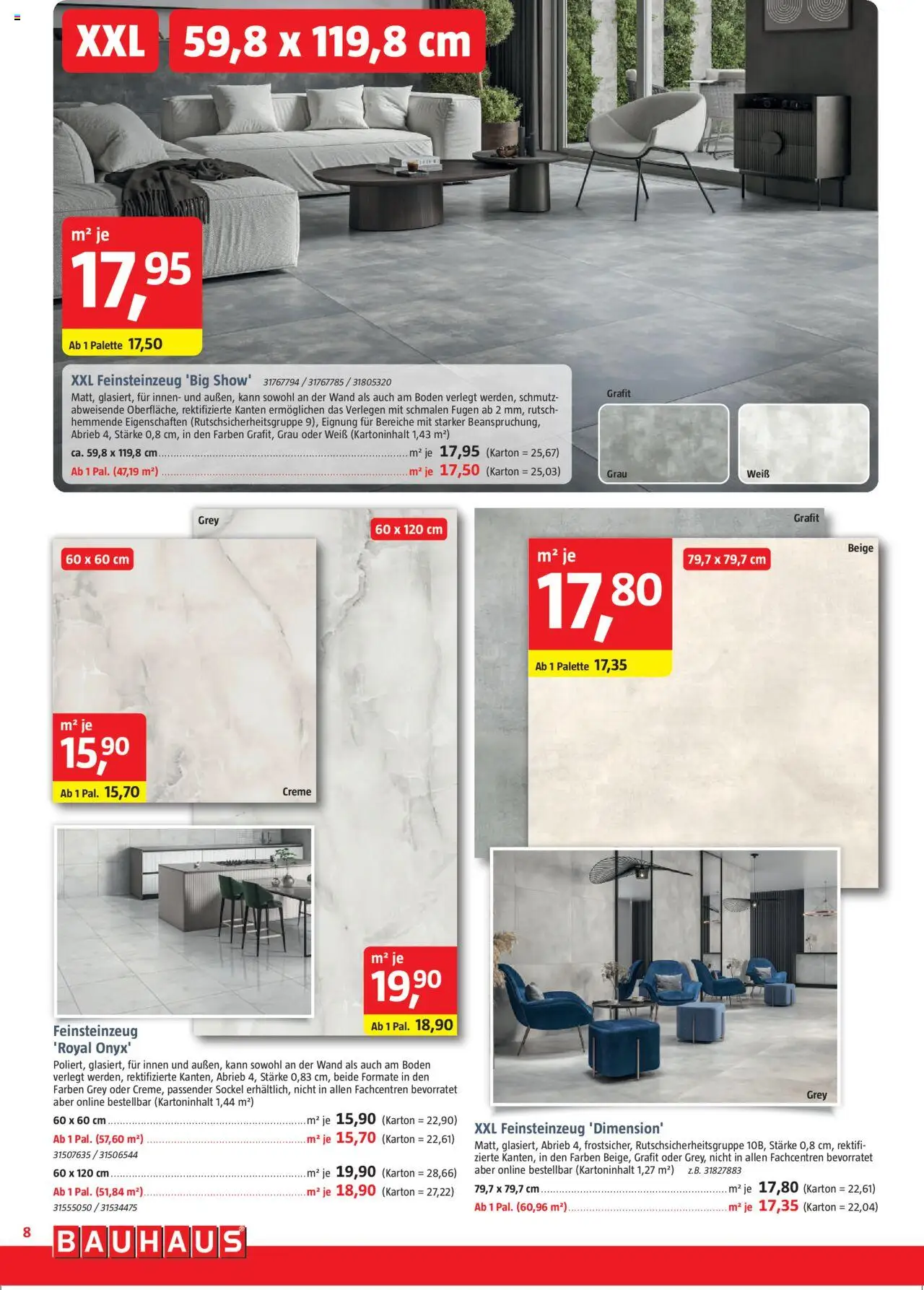 Bauhaus Prospekt 	 – gültig ab 04.10.2025 | Seite: 8