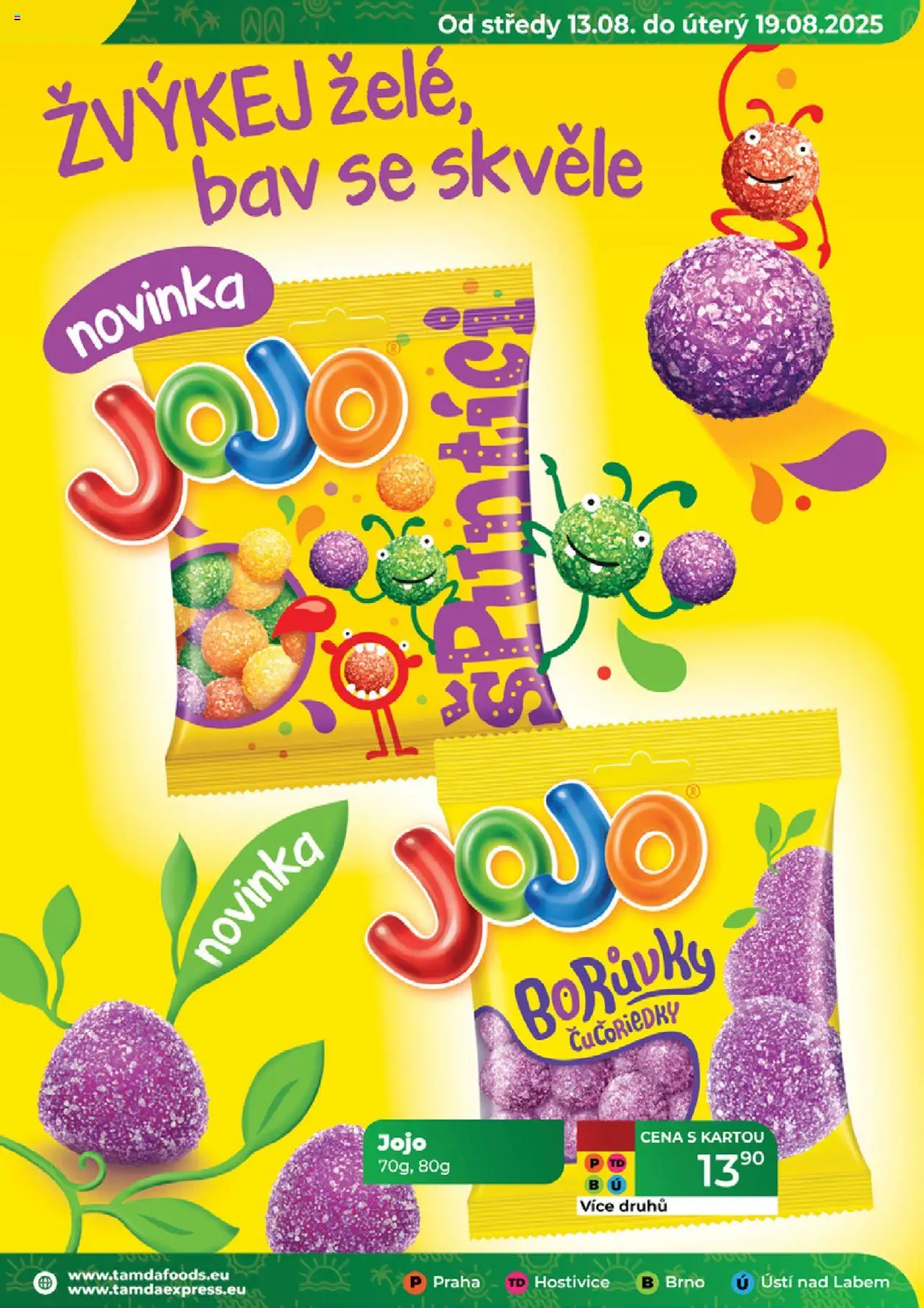 Tamda Foods leták od 13.08.2025 | Strana: 41 | Produkty: Jojo, Borůvky