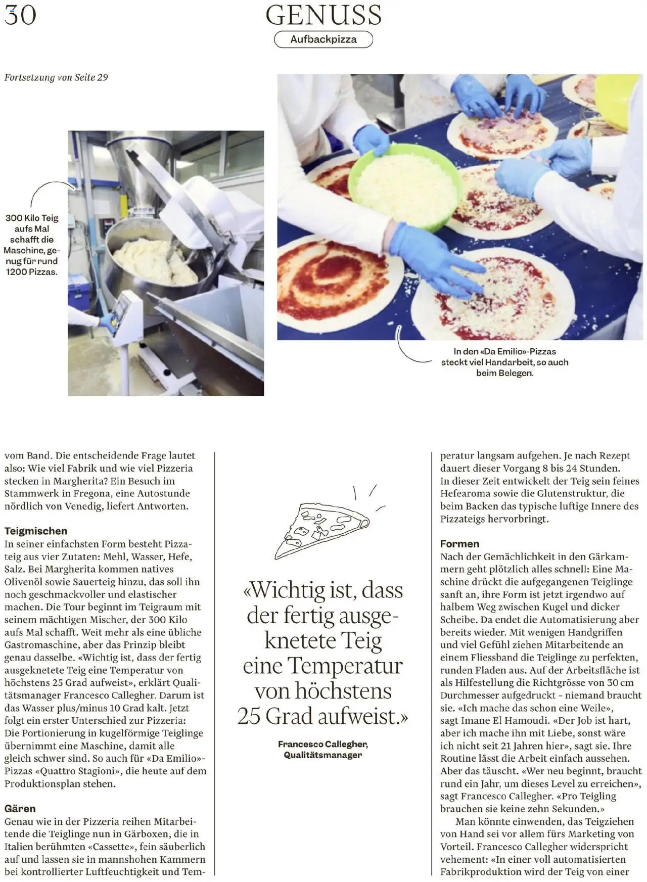 Migros - Magazin ab 12.08.2025 | Seite: 30 | Produkte: Pizza, Wasser