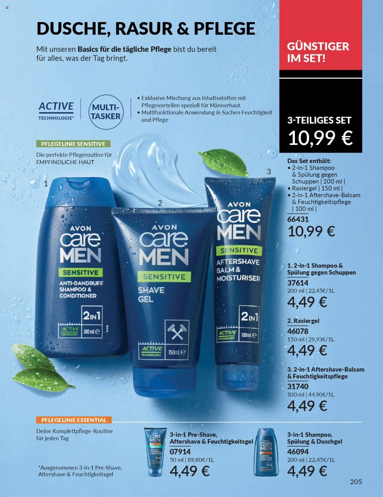 AVON Katalog Oktober 2025 – gültig ab 01.10.2025 | Seite: 207 | Produkte: Shampoo, Spülung, Duschgel