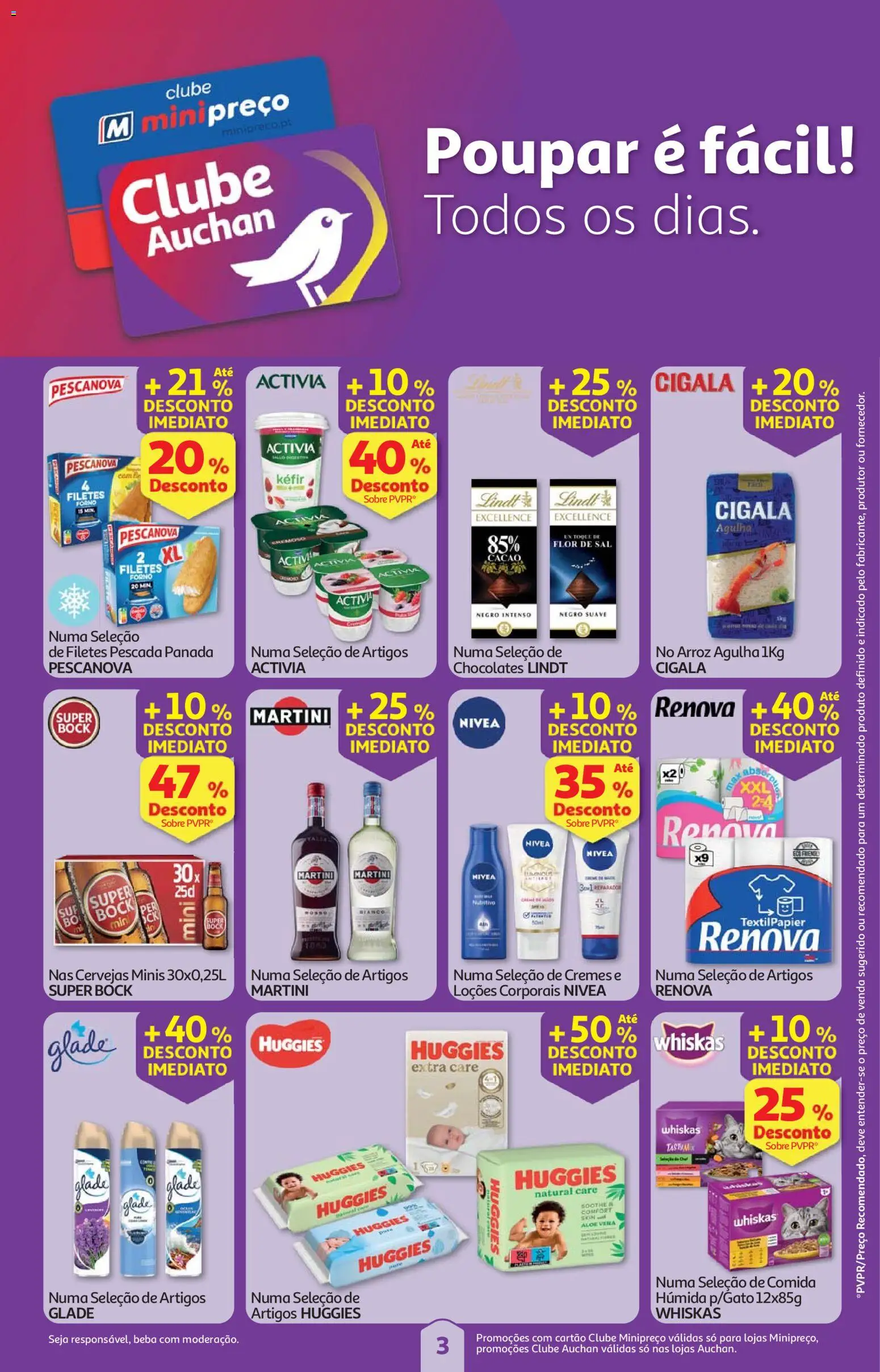 Auchan folheto │ válido de 13.11.2025 | Página: 3 | Produtos: Forno, Pescada, Chocolates, Arroz