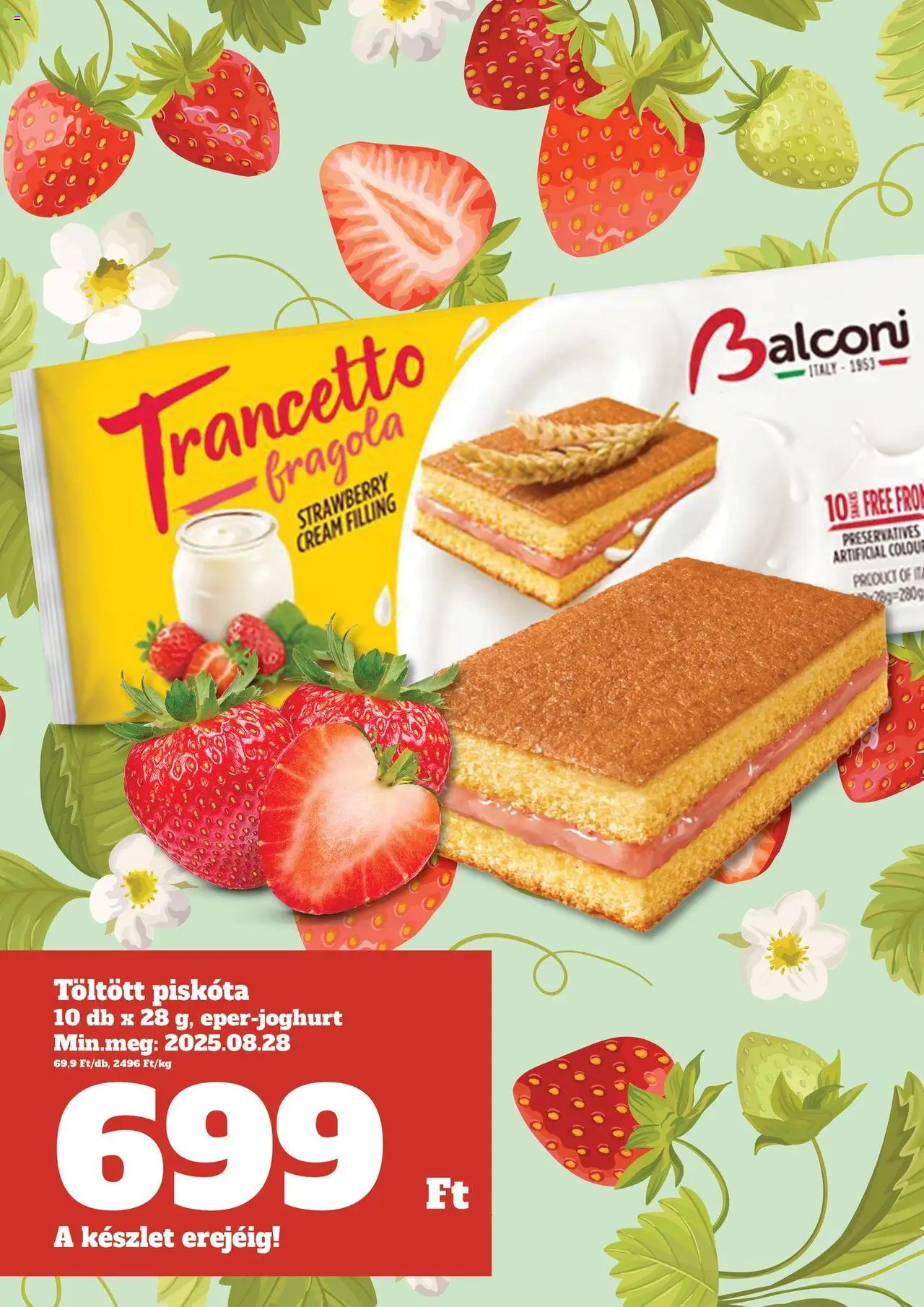 Family Diszkont akciós ujság - amely érvényes a következő dátumtól: 14.08.2025 | Oldal: 8 | Termékek: Piskóta