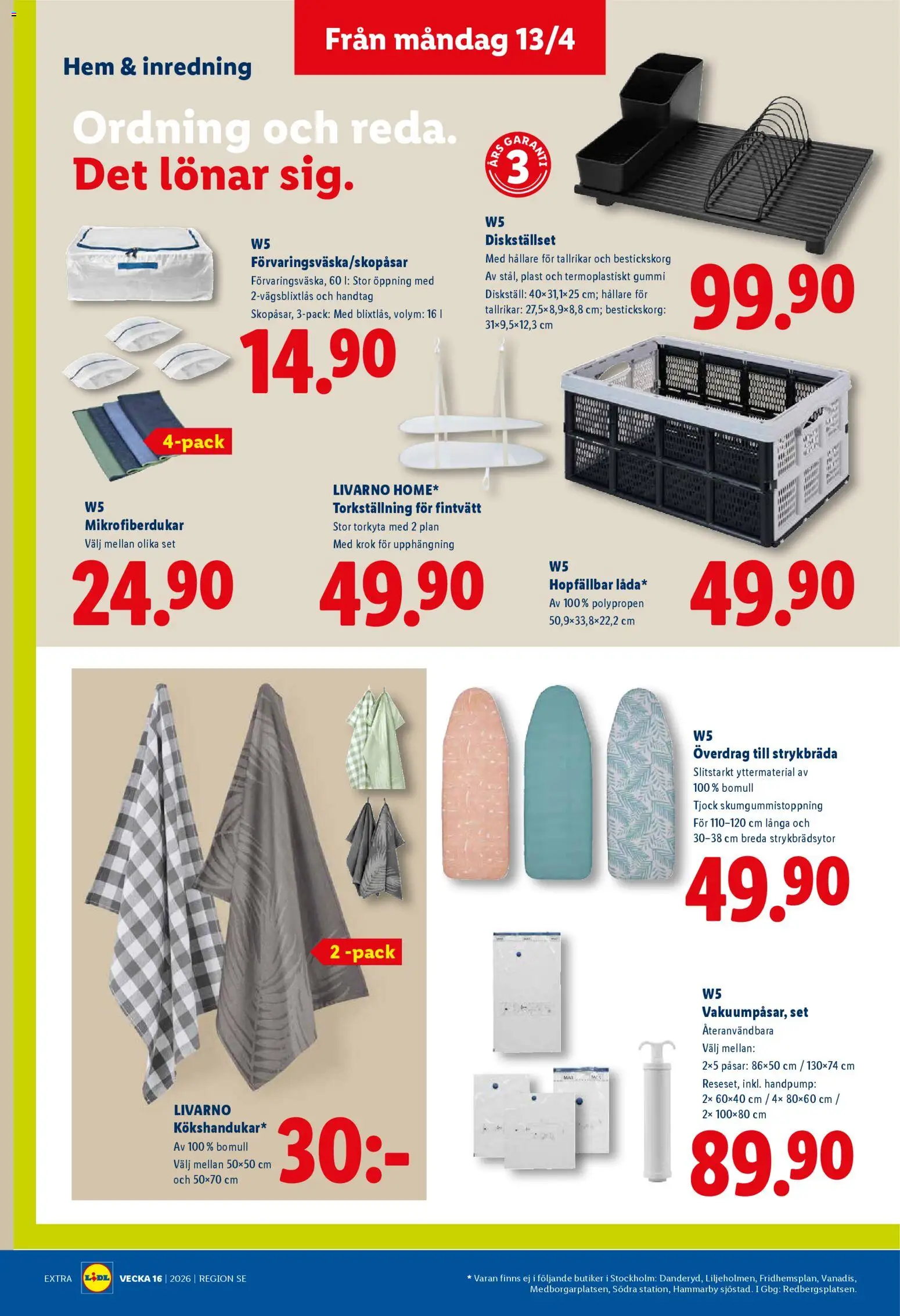Lidl reklamblad aktuell från 13.04.2026 | Sida: 19 | Produkter: Diskställ, Set