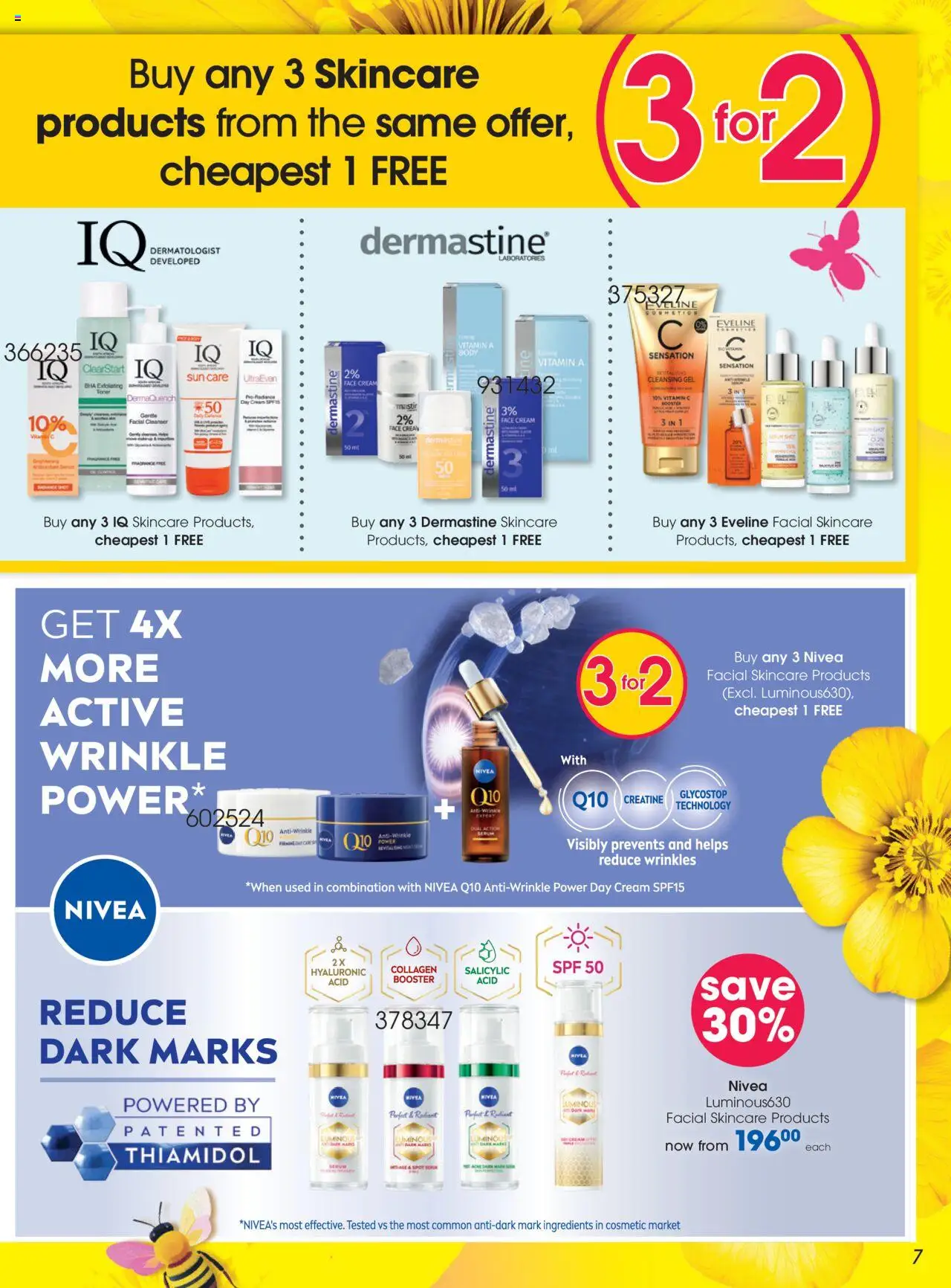 New Clicks catalogue – valid from 23.09.2025 | Page: 7 | Products: Toner, Cream, Day cream