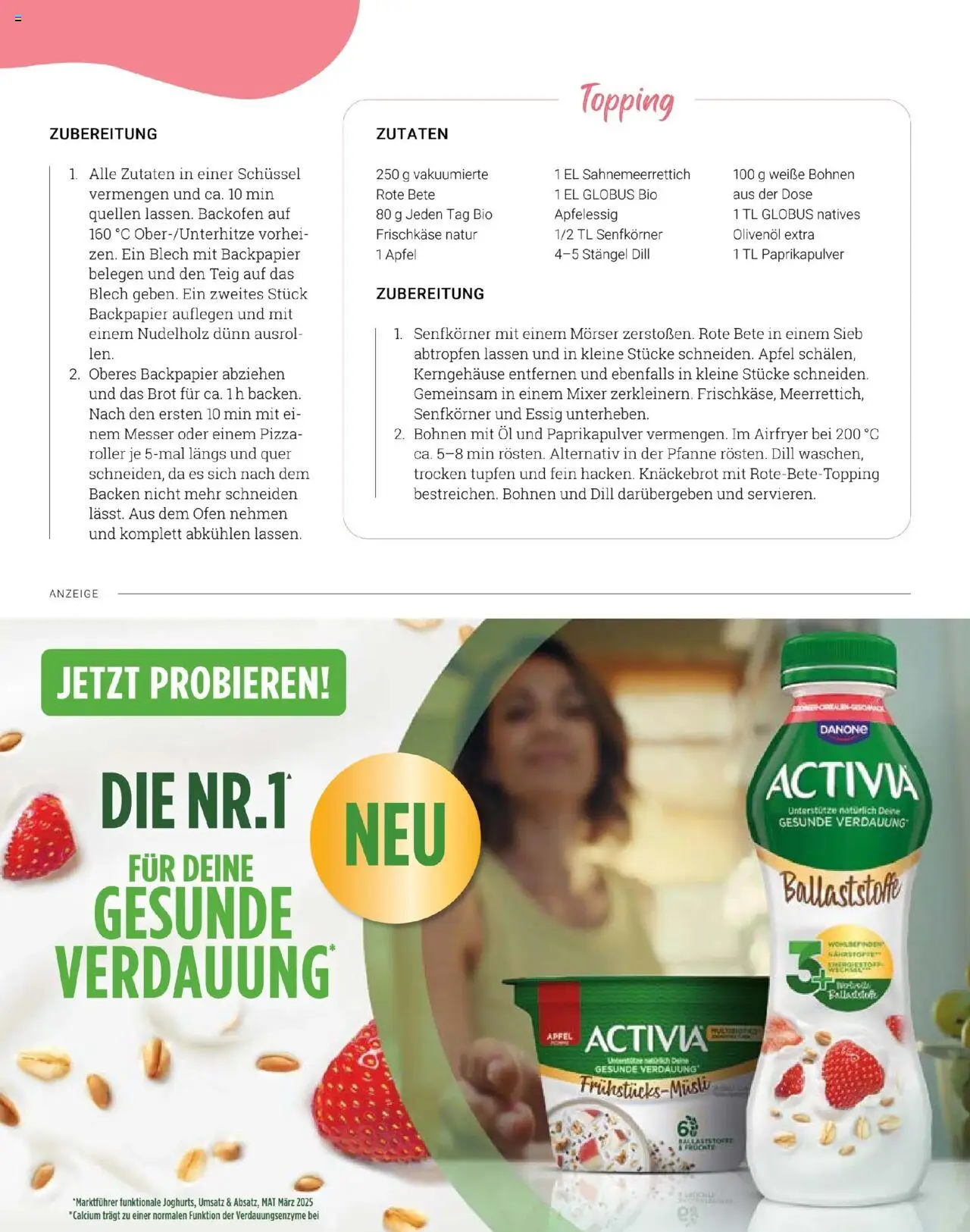 Globus Mio Magazin – gültig ab 01.10.2025 | Seite: 9 | Produkte: Ofen, Öl, Backofen, Brot