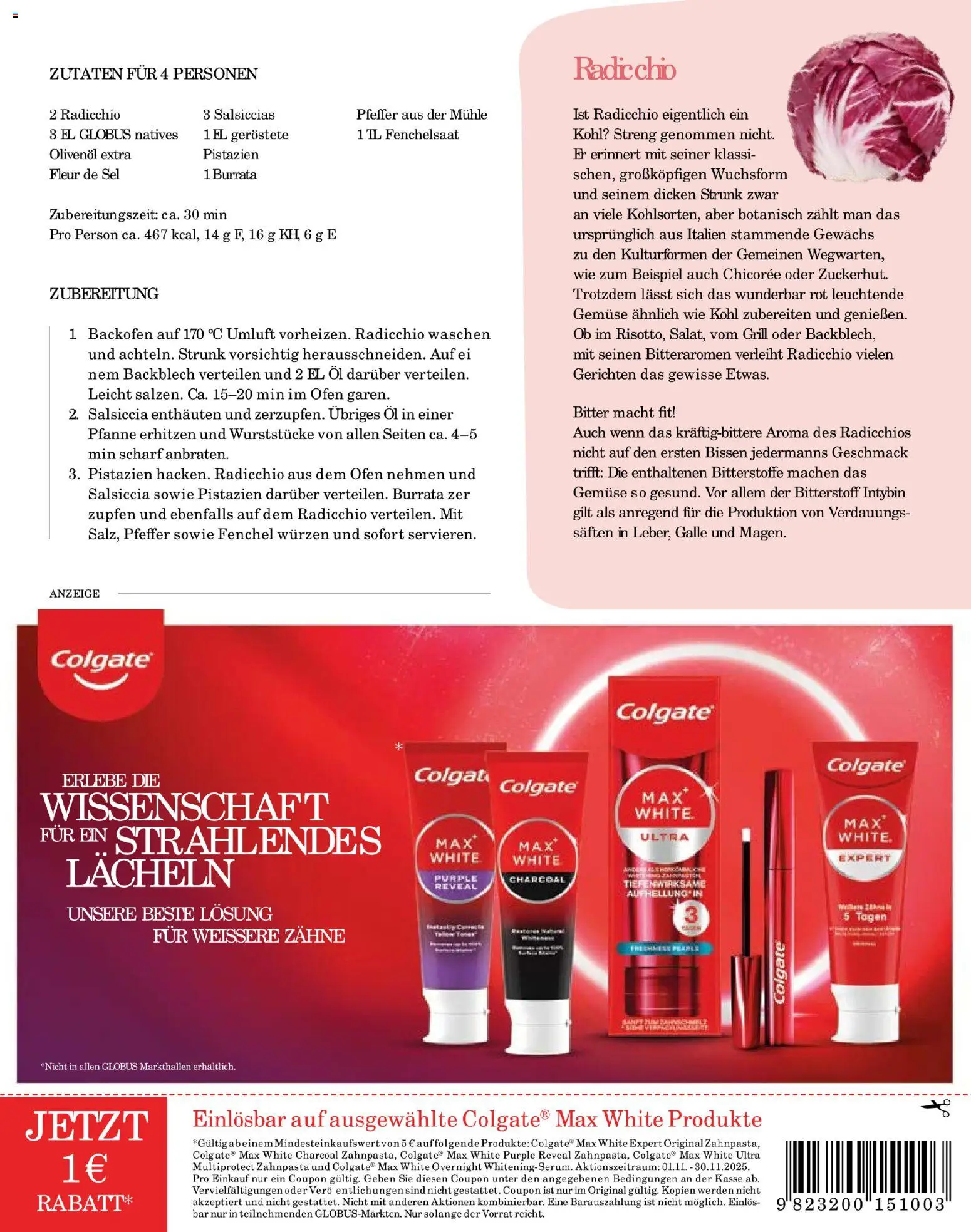 Globus Mio Magazin – gültig ab 01.11.2025 | Seite: 13 | Produkte: Öl, Olivenol, Burrata, Pfeffer