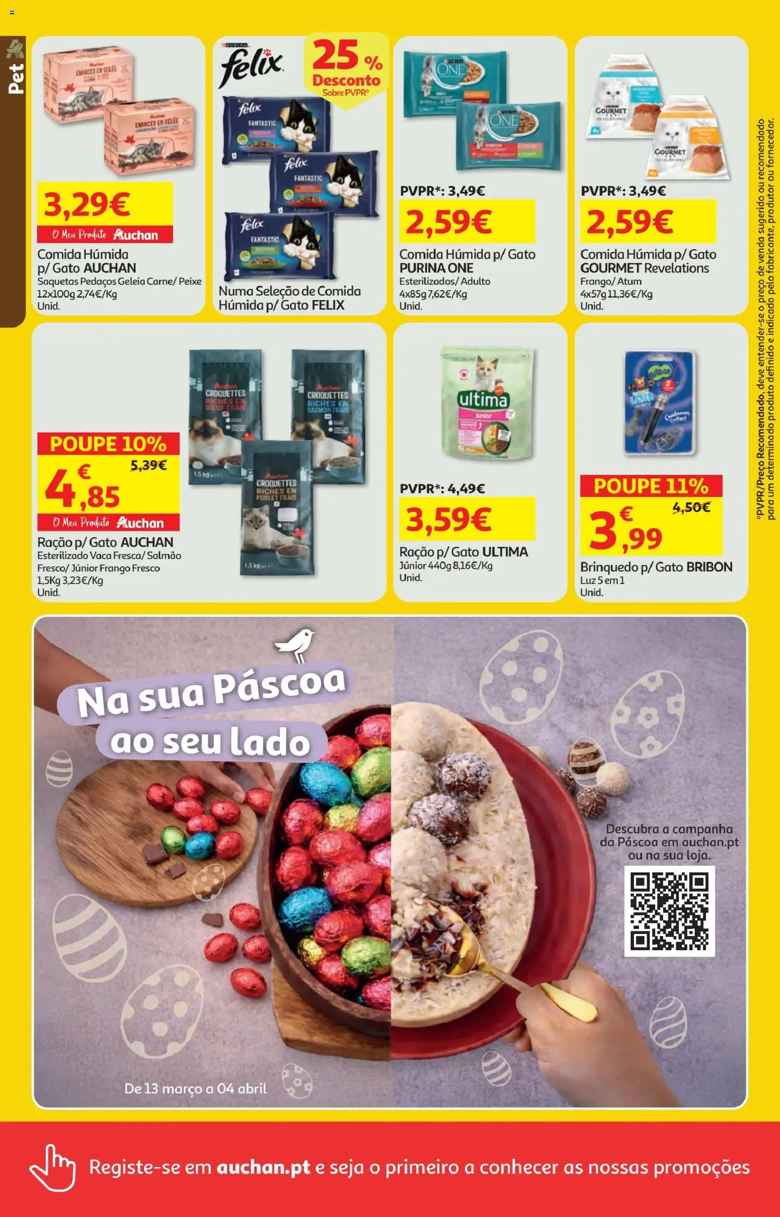 Minipreço folheto │ válido de 19.03.2026 | Página: 16 | Produtos: Purina one, Frango, Salmão, Peixe