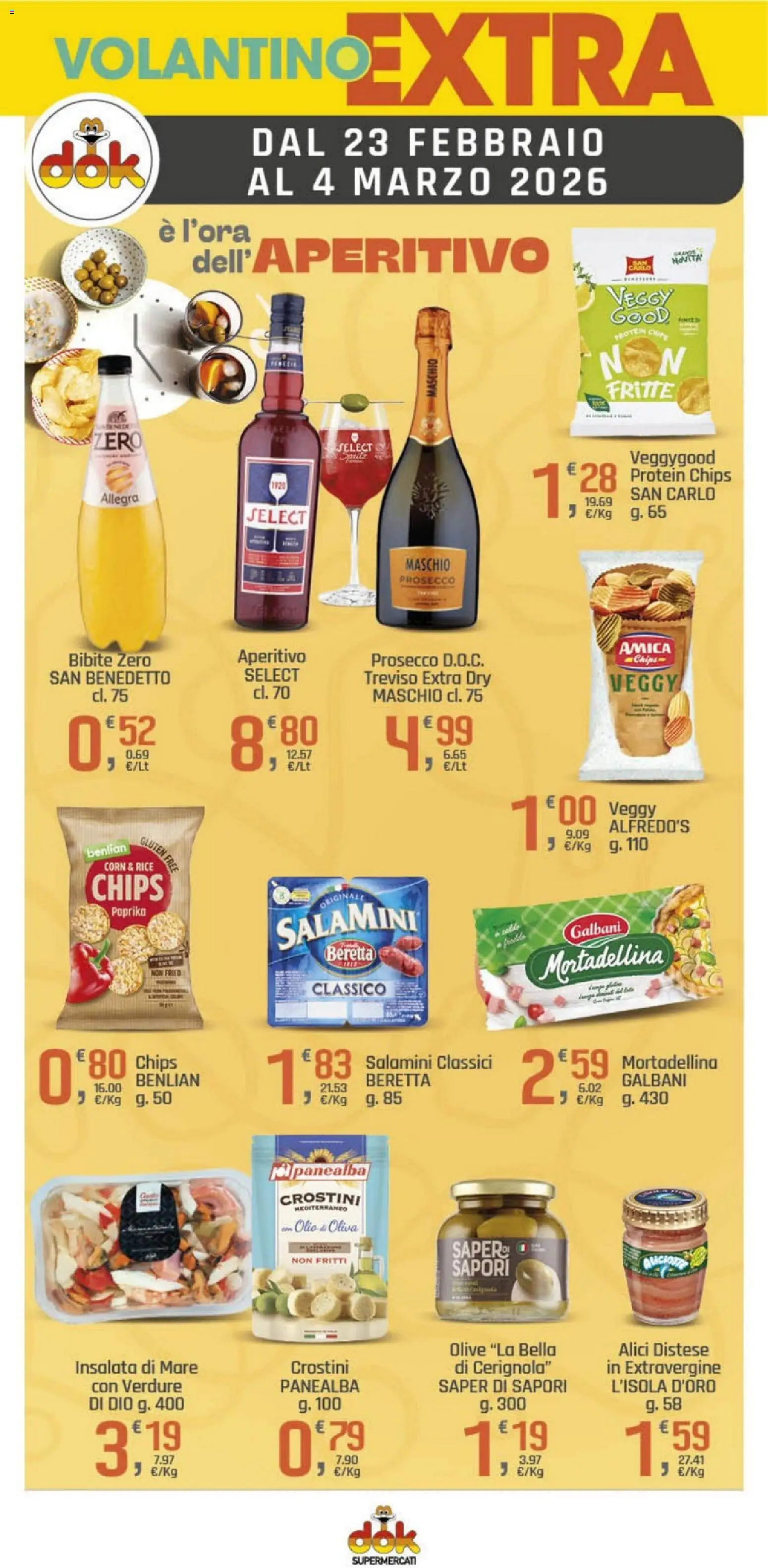 Volantino DOK del 18.02.2026 | Pagina: 13 | Prodotti: Olio, Olive, Bibite, Alici