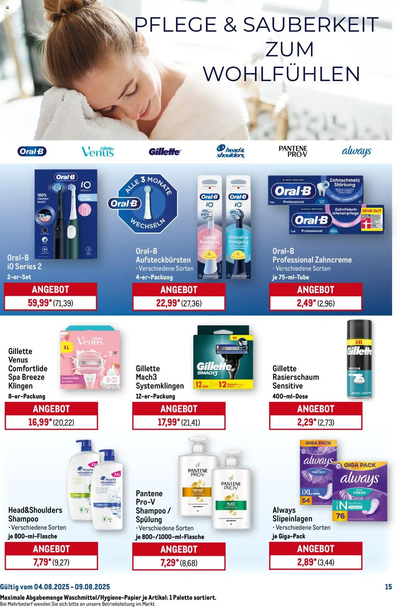Metro Starke Marken - gültig ab dem 04.08.2025 | Seite: 15 | Produkte: Shampoo, Spülung, Apple, Rasierschaum