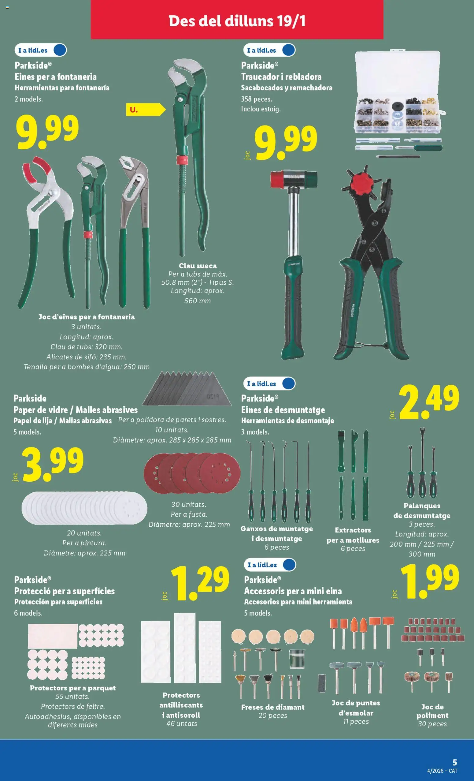 Lidl folleto de bazar │ válido desde el 19.01.2026 | Página: 7