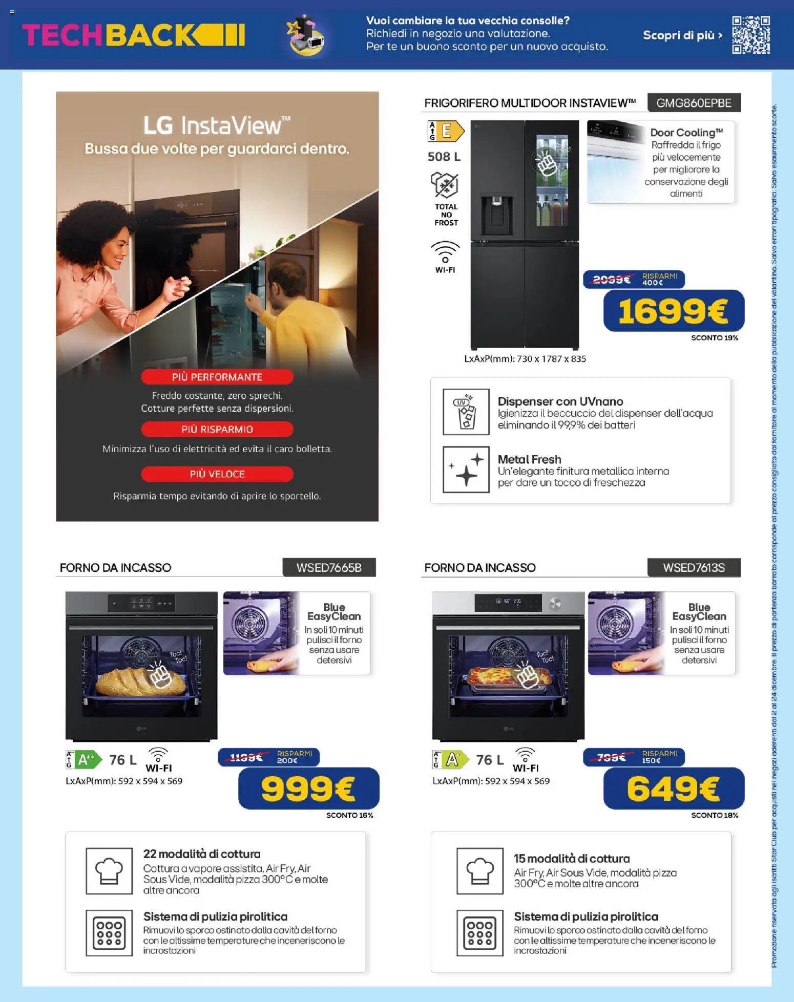 Volantino Euronics del 02.12.2025 | Pagina: 13 | Prodotti: Pizza, Tè, Forno, Il forno
