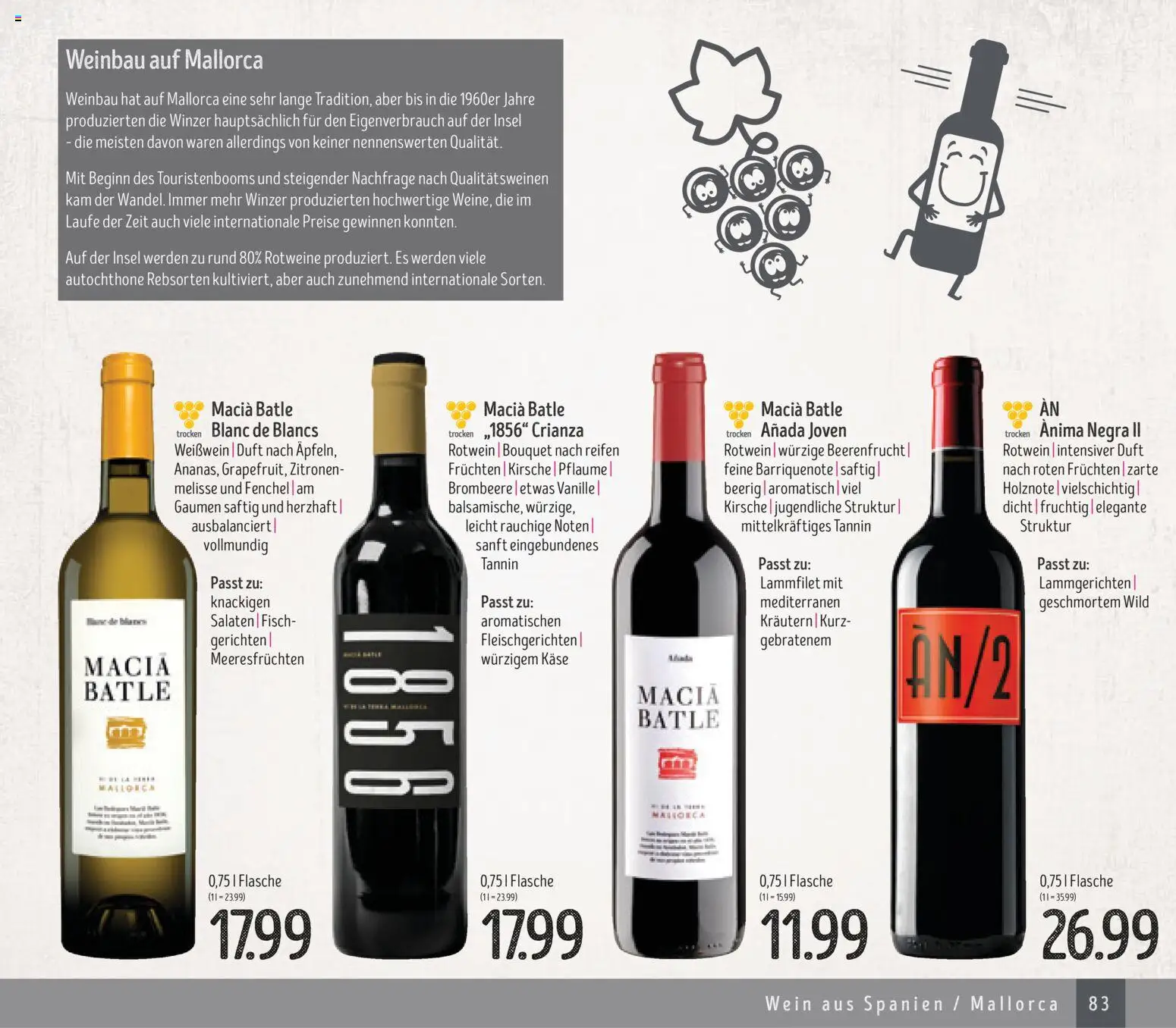 Edeka Struve Wein– und Spirituosen – gültig ab 14.11.2025 | Seite: 83 | Produkte: Rotwein, Duft, Fisch, Wein