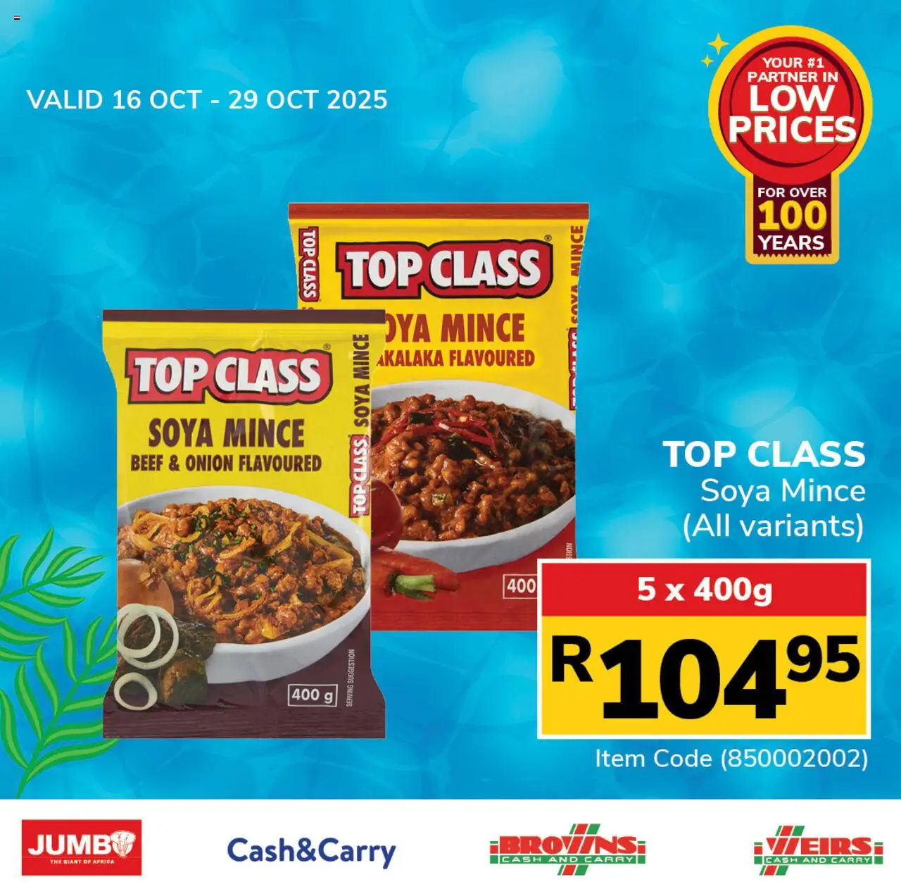 New Jumbo catalogue – valid from 16.10.2025 | Page: 3 | Products: Beef, Soya mince