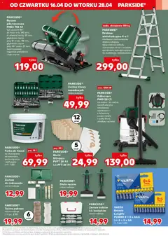 Náhled letáku Kaufland Polsko leták - Złap okazje od 16.04.2026 | Strana: 15 | Produkty: Parkside, Rama, Baterie, Pila