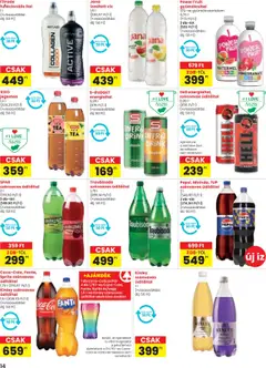 Spar akciós ujság - amely érvényes a következő dátumtól: 21.08.2025 | Oldal: 14 | Termékek: Pepsi, Fanta, Coca Cola, Cola