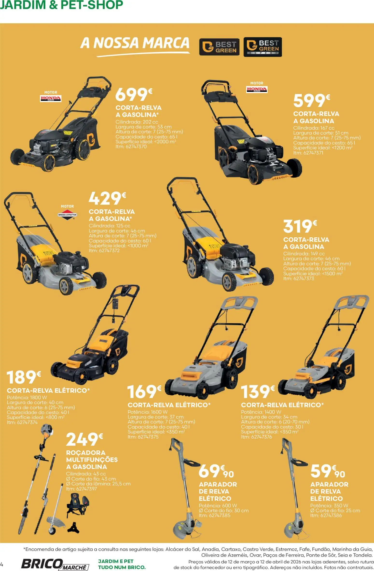 BricoMarché F04 JardimPetShop │ válido de 12.03.2026 | Página: 4 | Produtos: Aparador