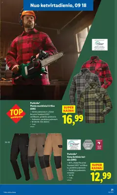 LIDL akcijos nuo 15.09.2025 | Puslapis: 21 | Prekių: Marškiniai